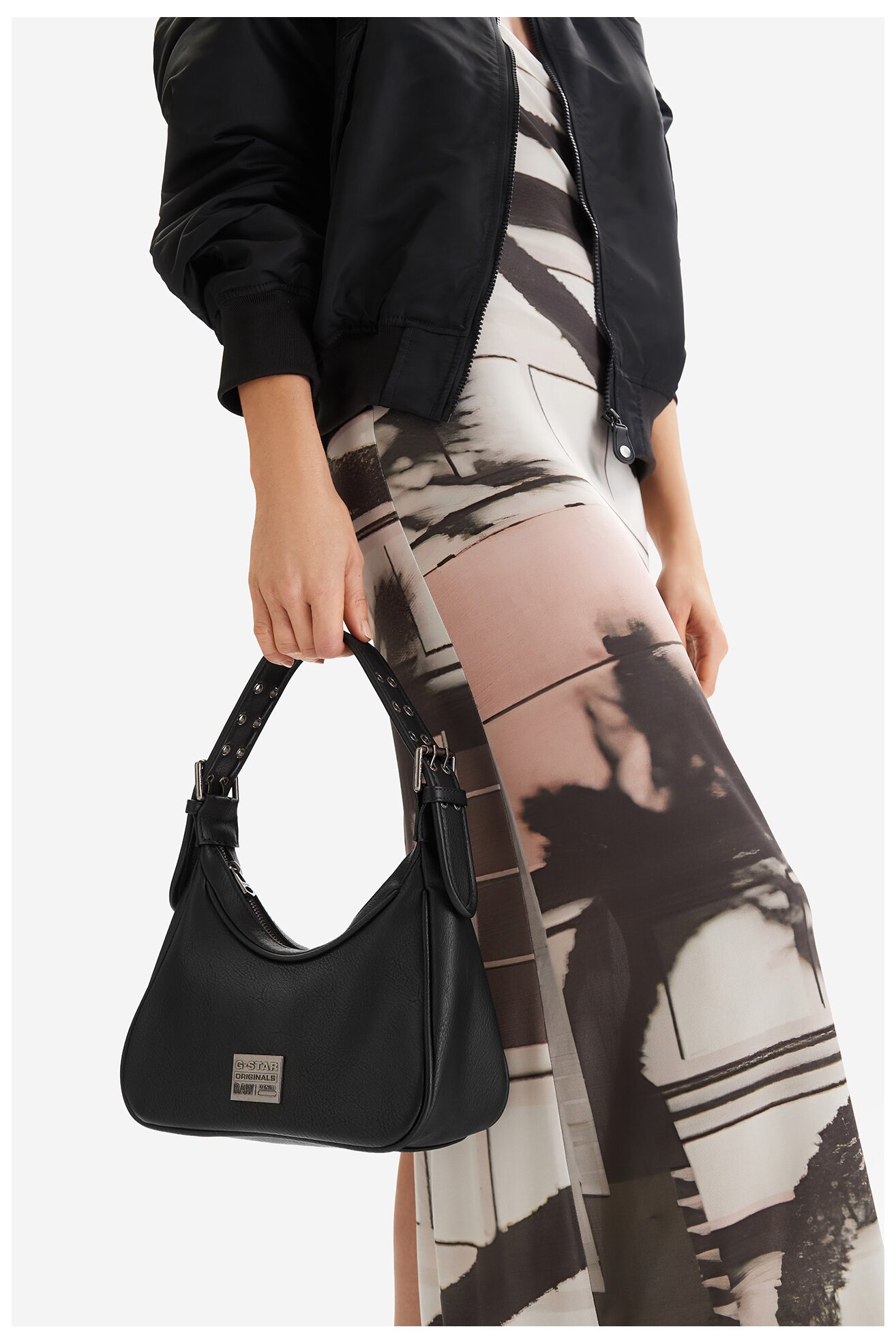 Дамска чанта G-STAR RAW C-BW-B219422 ЧЕРЕН