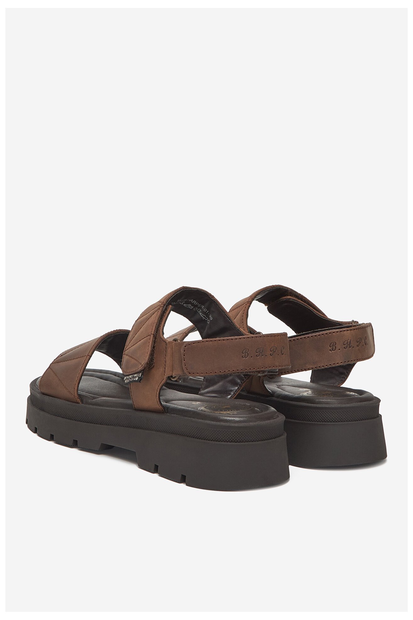 Sandały Beverly Hills Polo Club WI34-HARPER-01 Brązowy