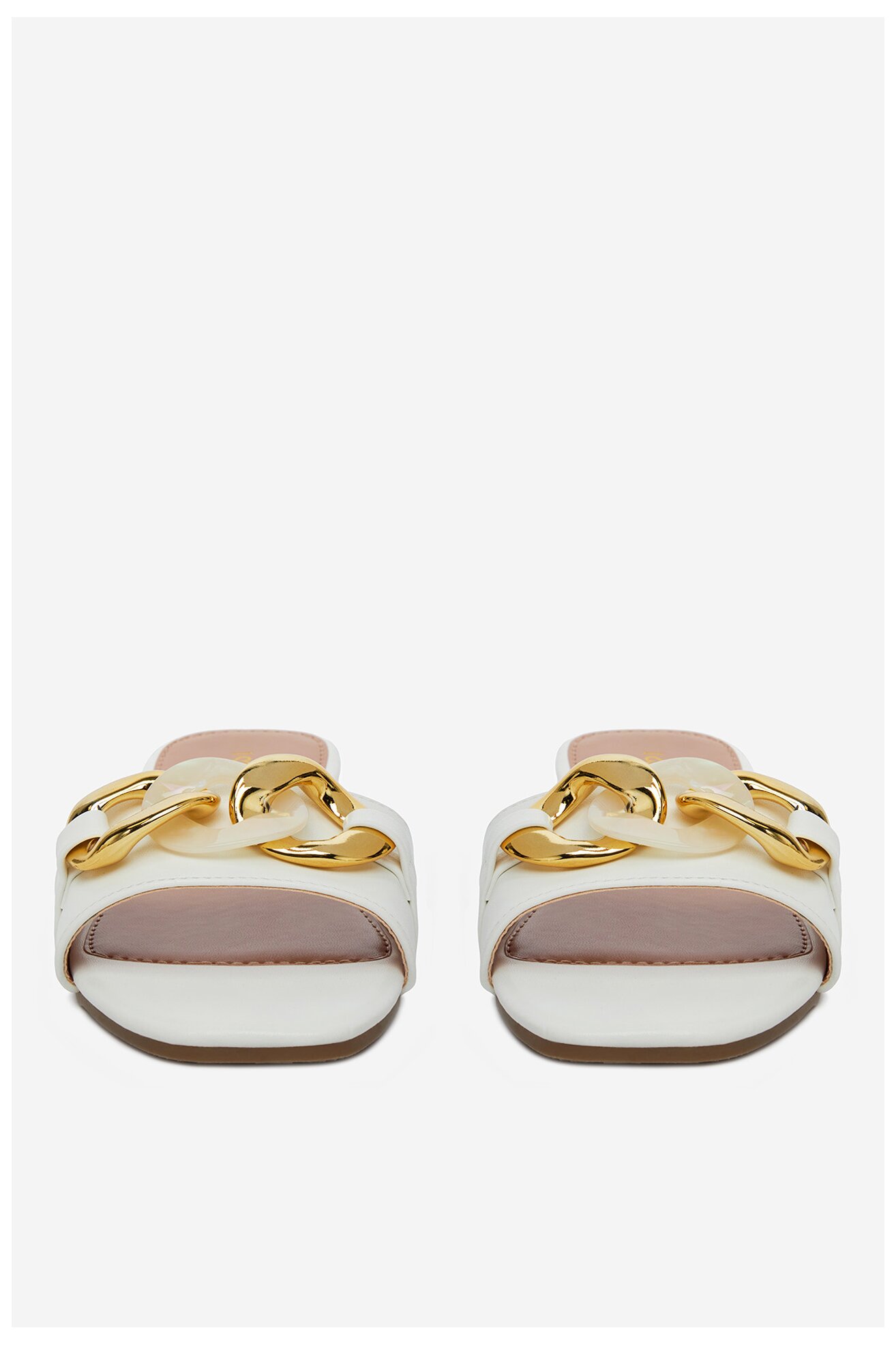 Klapki DeeZee Q28-2 Biały