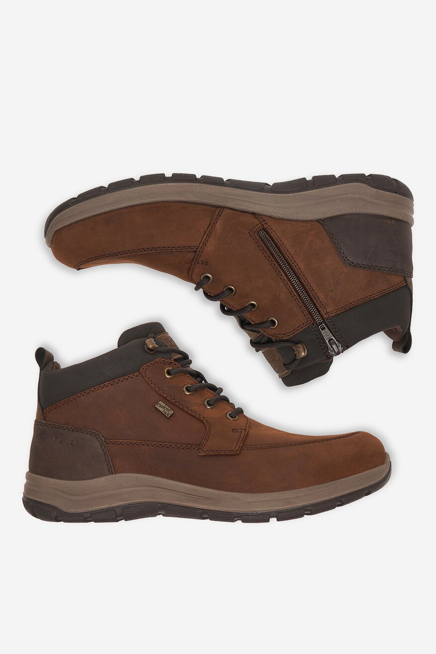 
                Rieker - Trzewiki skórzane ocieplane - 2230085550321