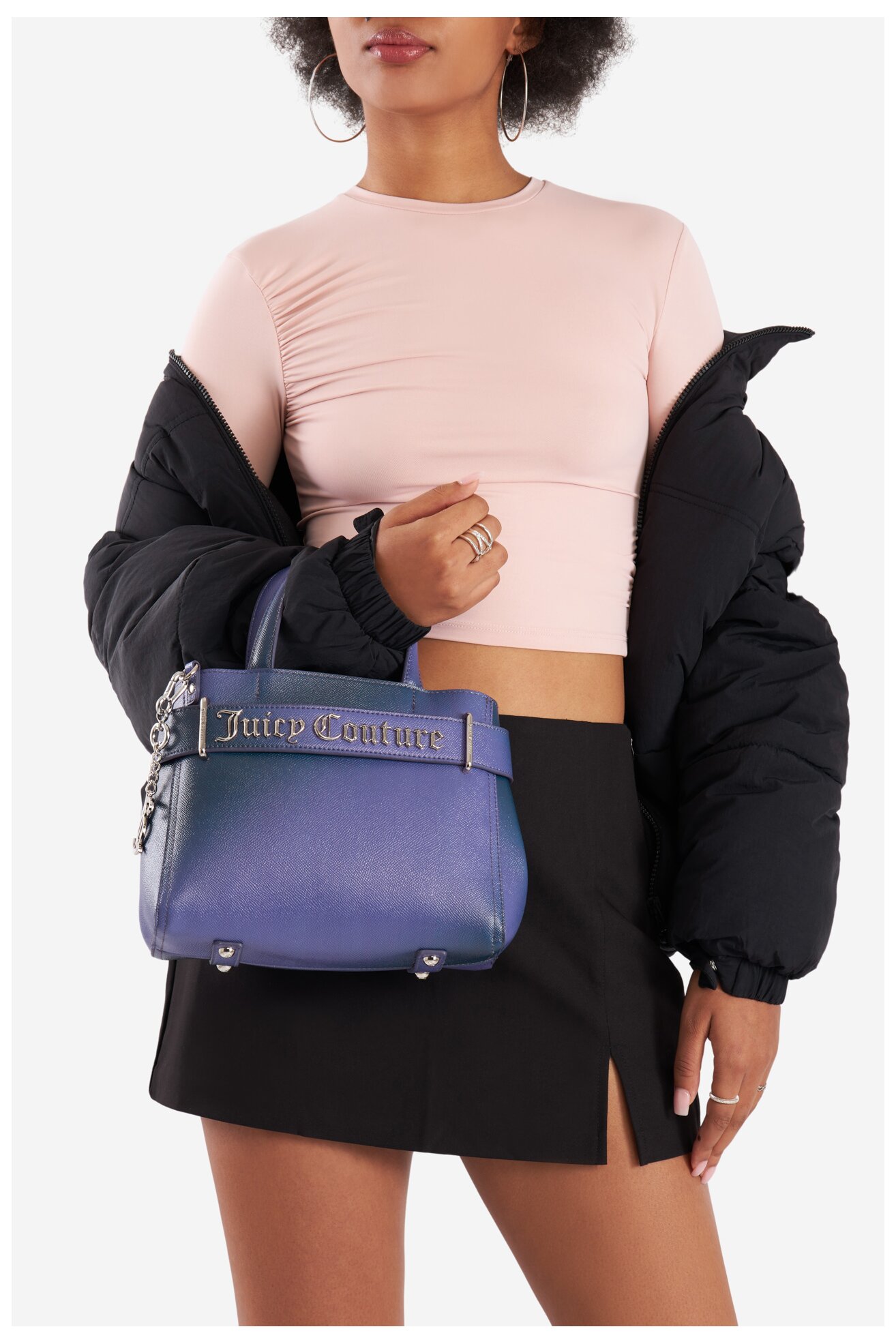 Дамска чанта Juicy Couture BIJXT3090W4S ВИОЛЕТОВ