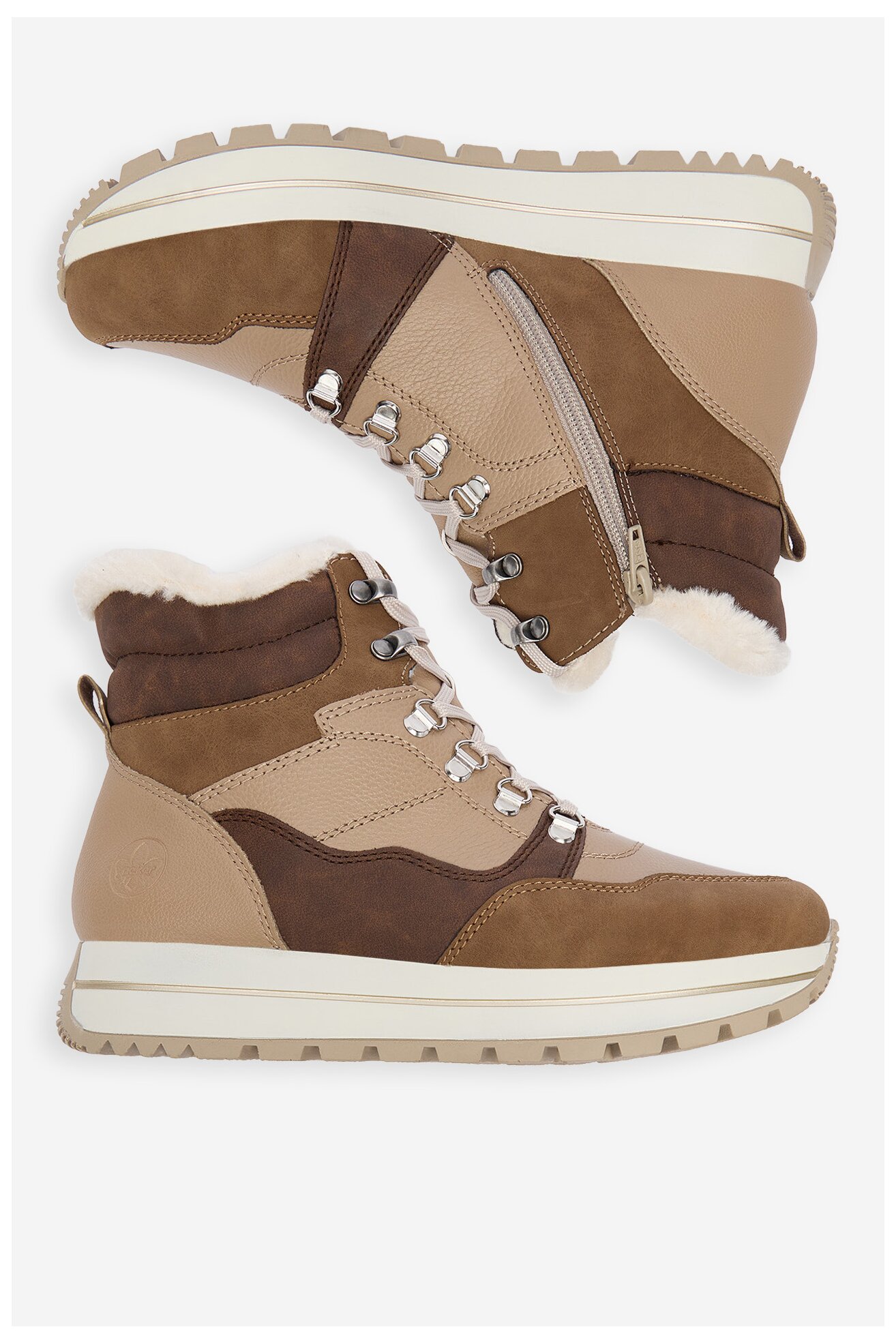 Trzewiki Rieker CEO-N4002-20 Beżowy