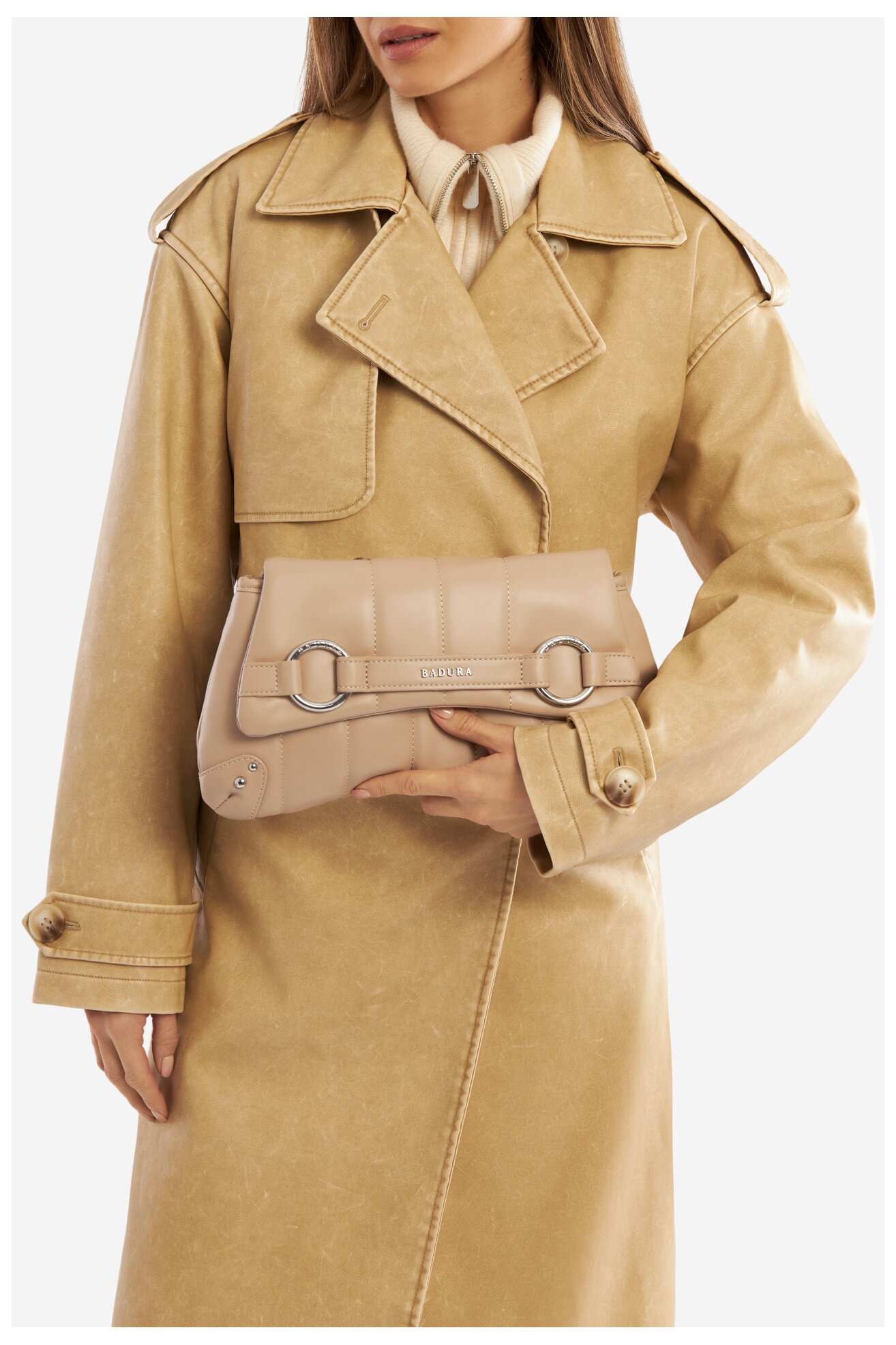 Kézitáska Badura JIAO-CS10103 BÉZS