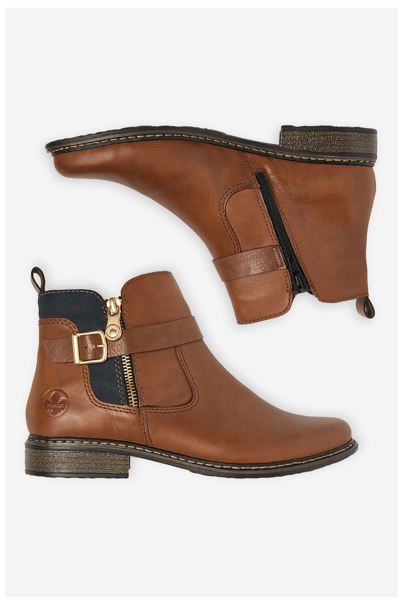 Ботильйони Rieker Z4959-22 КОРИЧНЕВИЙ