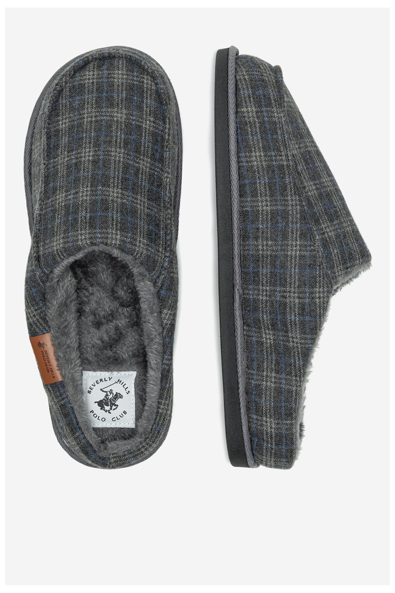 Kapcie Beverly Hills Polo Club P4194527 Szary