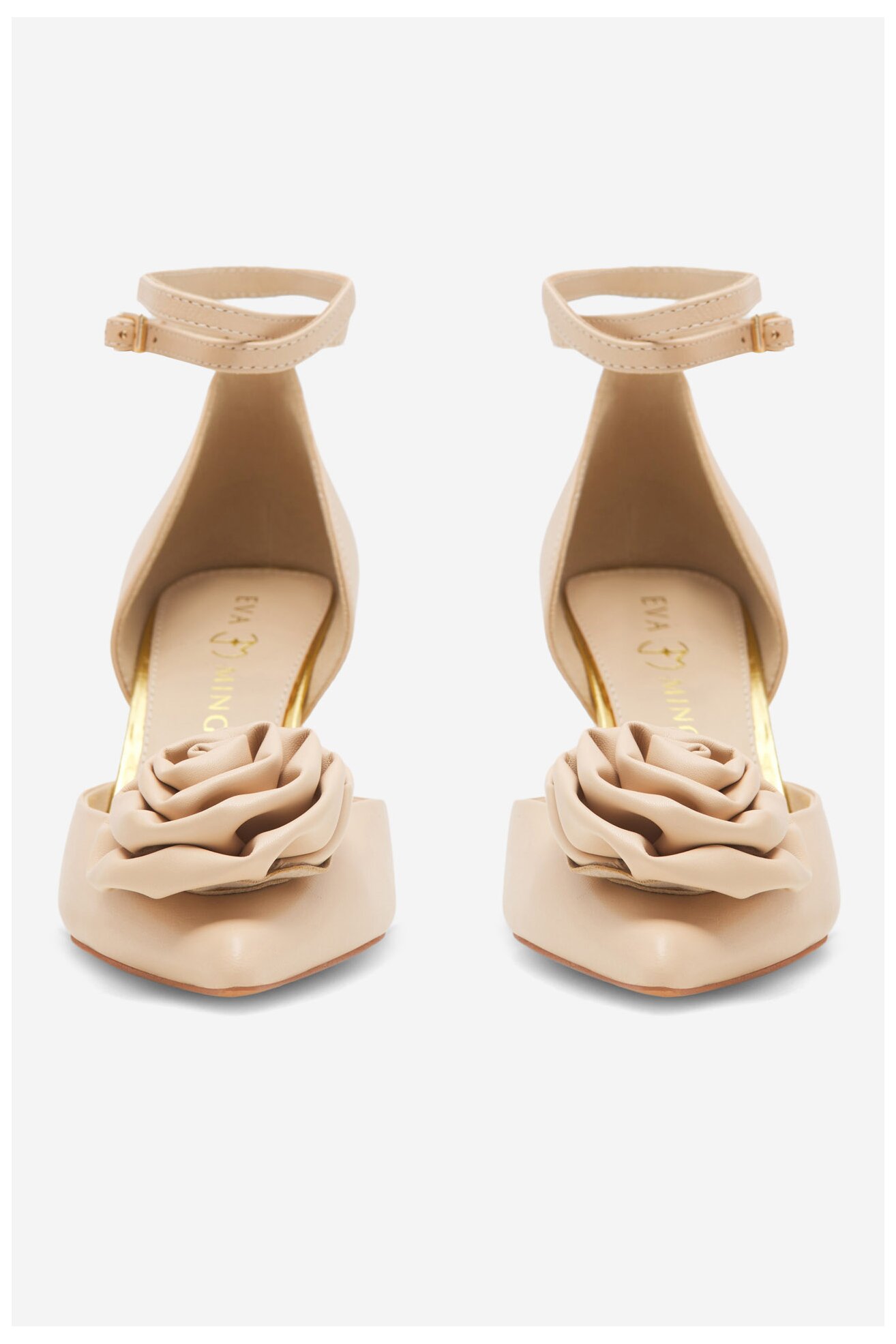 Czółenka EVA MINGE ROSE-V1520-15 Beżowy