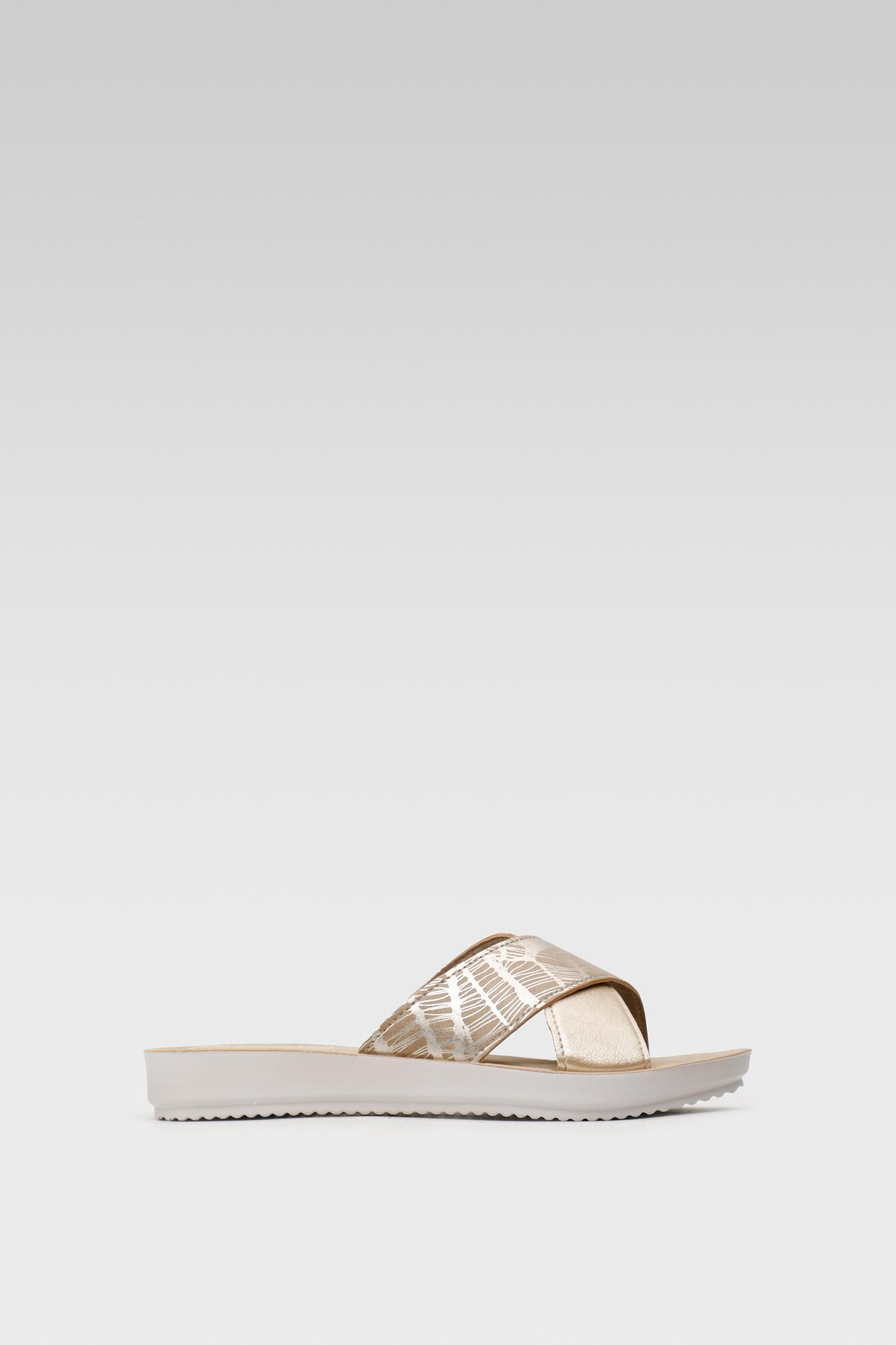 Klapki Inblu BM28PP01 Złoty