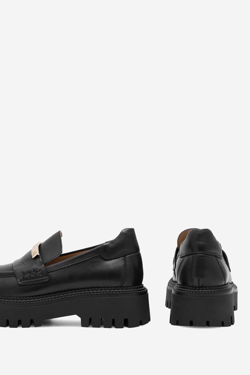 Gino Rossi - Loafersy skórzane - 5905588638896