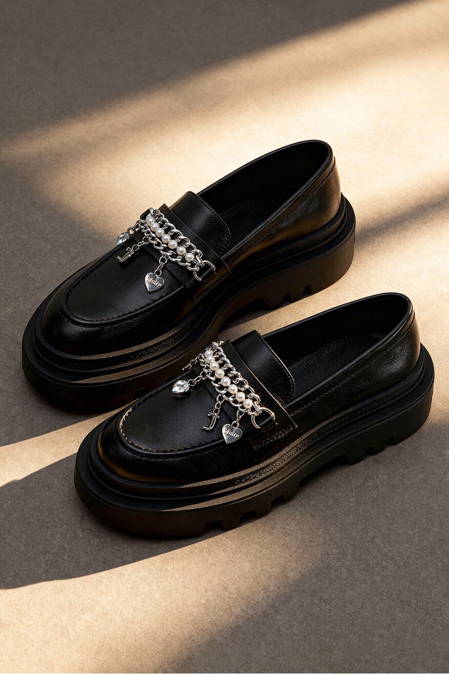 
                Mokasine Juicy Couture CRNA - 5906751433799