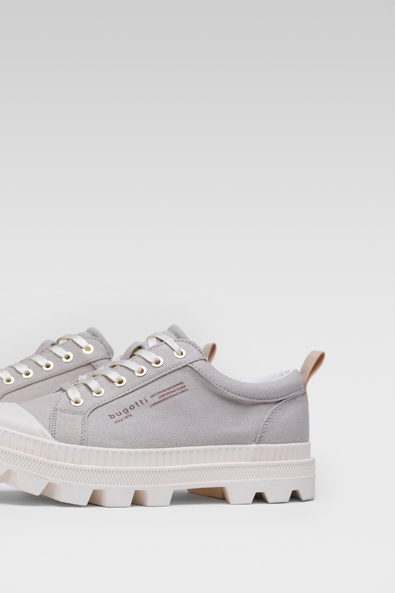 Półbuty Bugatti 431-A6K02-6900-5200 Beżowy