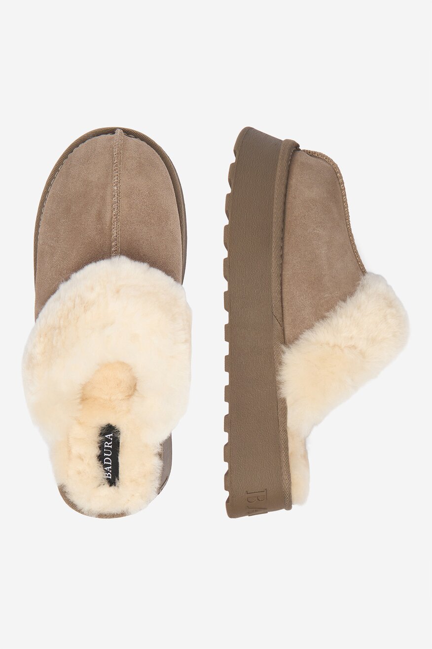 
                Badura - Mule zamszowe - 5906751276594