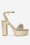 Sandály NINE WEST WFA2736-1 ZLATÁ
