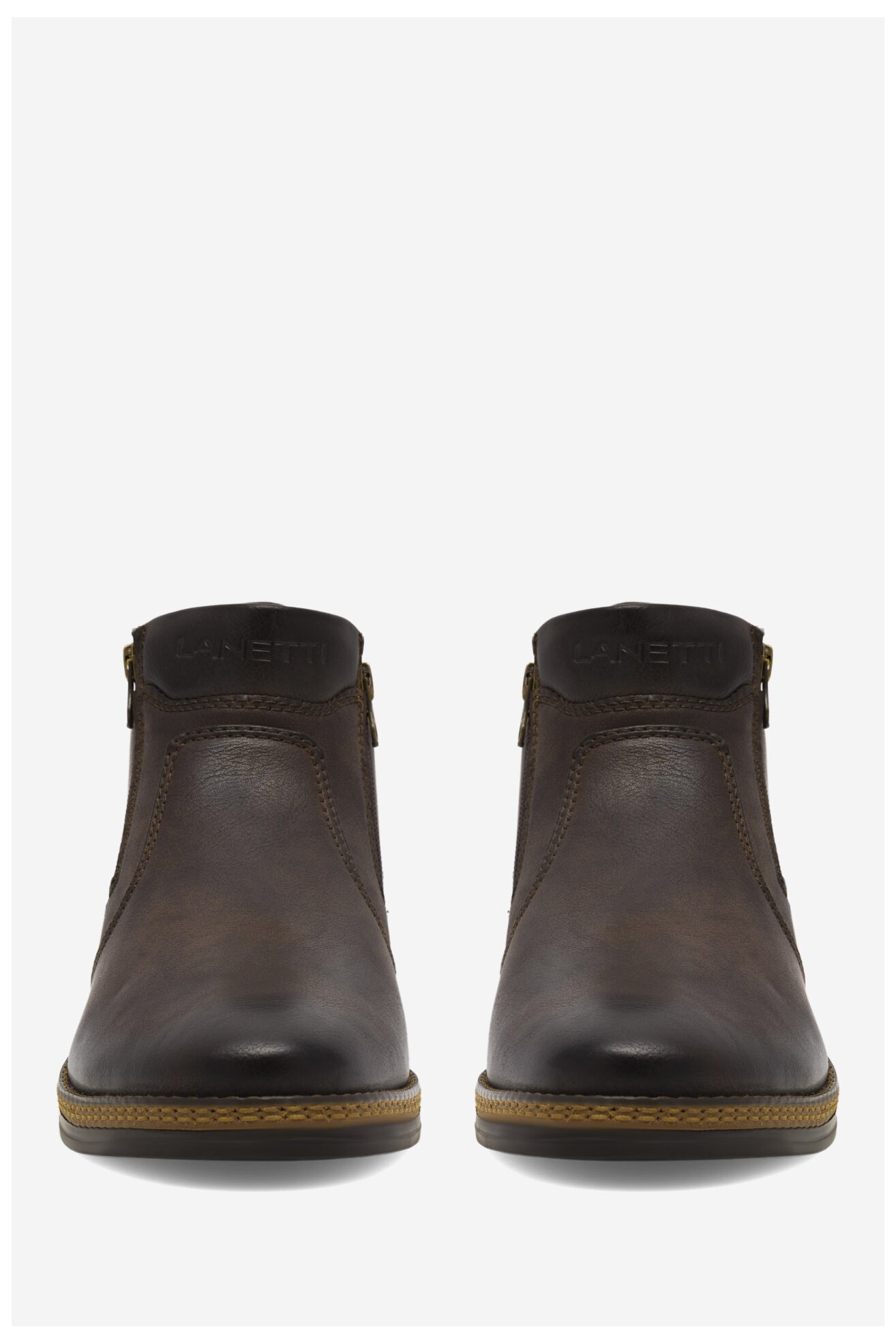 Боти Lanetti MBS-CARDIFF-10 ТЪМНОКАФЯВ