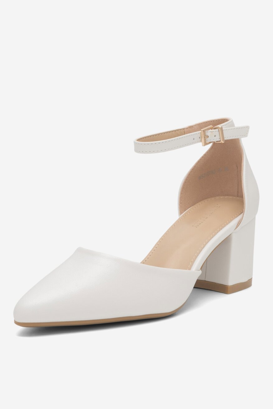 
                Jenny Fairy - Czółenka białe - 5904862605883