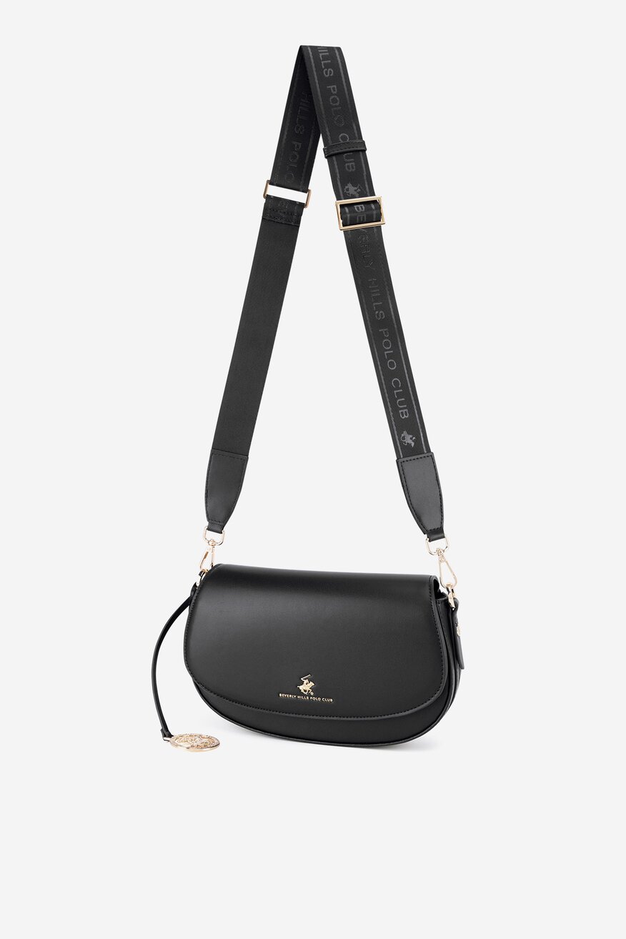 
                Дамска чанта Beverly Hills Polo Club ЧЕРЕН - 5906751619025