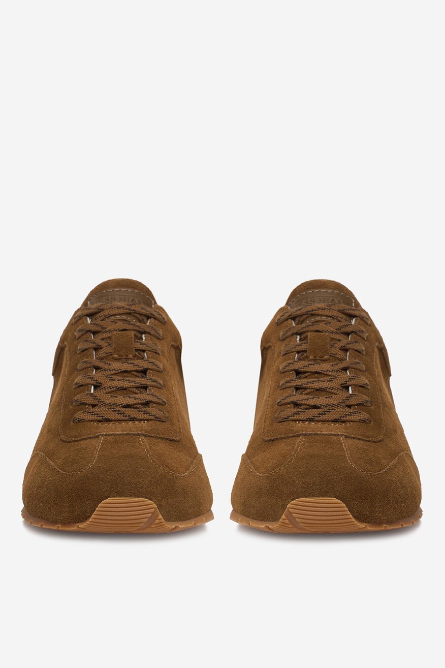 GUESS JEANS - Sneakersy skórzane - 5906751955888