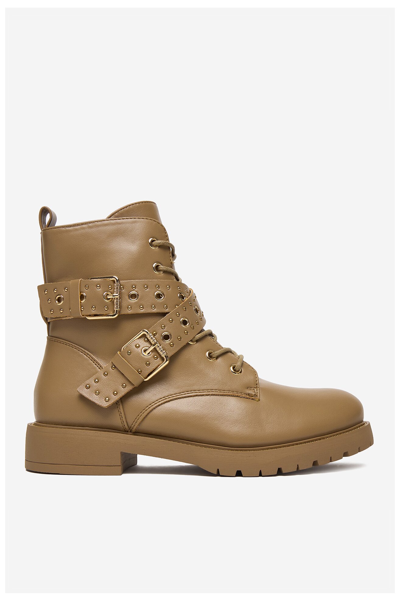 Bokacsizma DeeZee 15161-1-BEIGE PU BÉZS