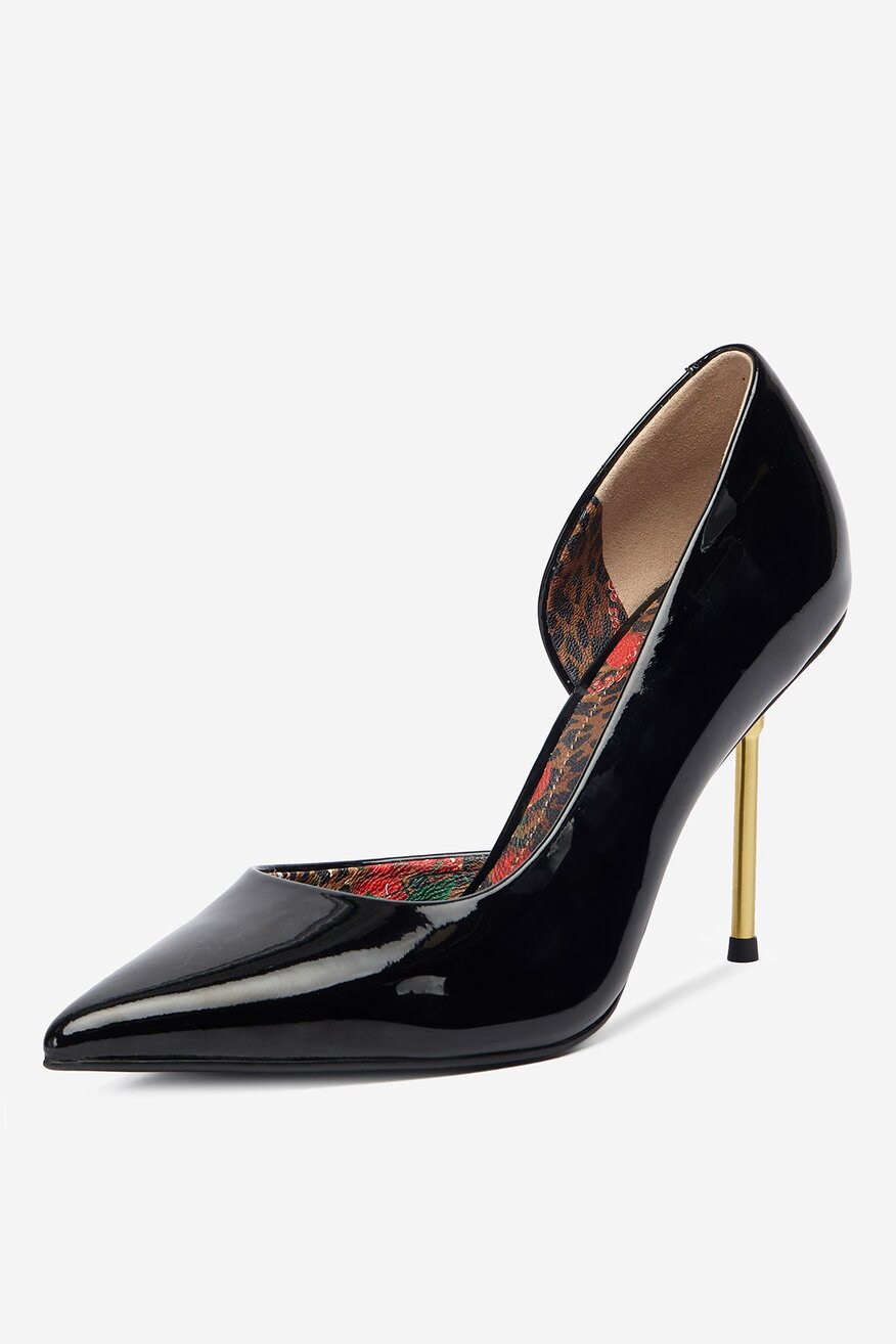 Pantofi cu toc EVA MINGE NEGRU - 5906751321799