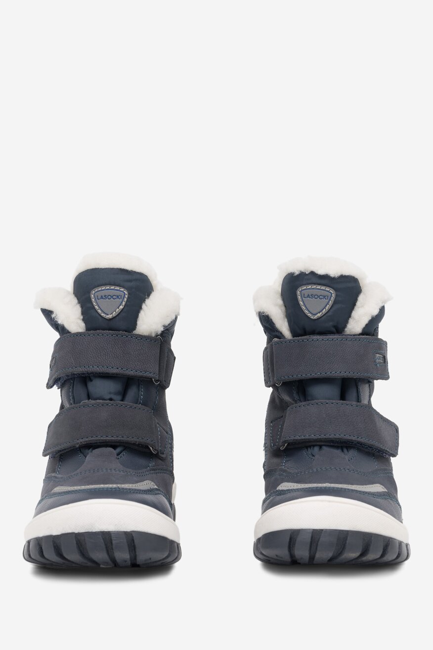 
                Lasocki Kids - Trzewiki skórzane ocieplane - 5904862959696