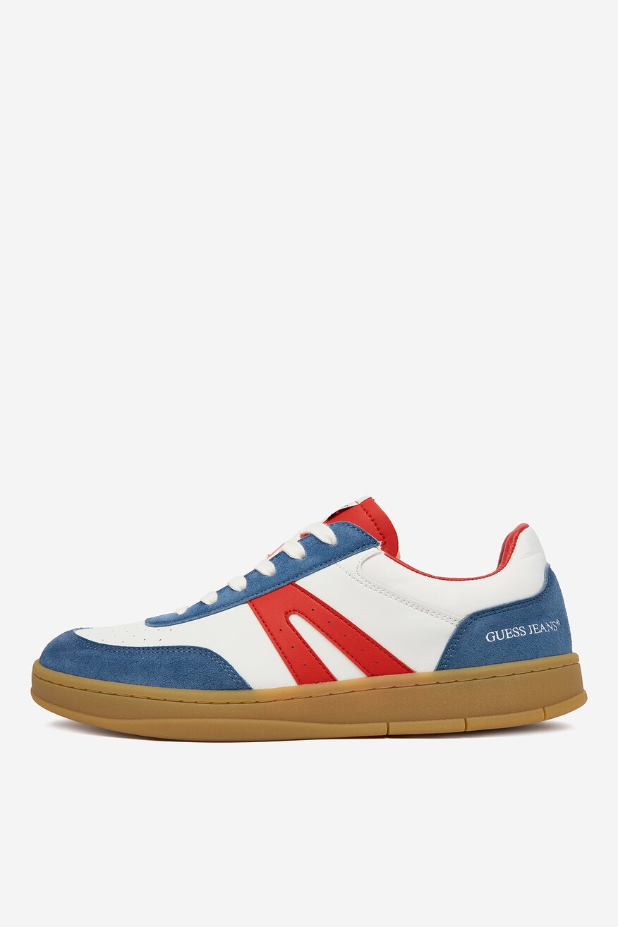 GUESS JEANS - Sneakersy skórzane - 5907964026044