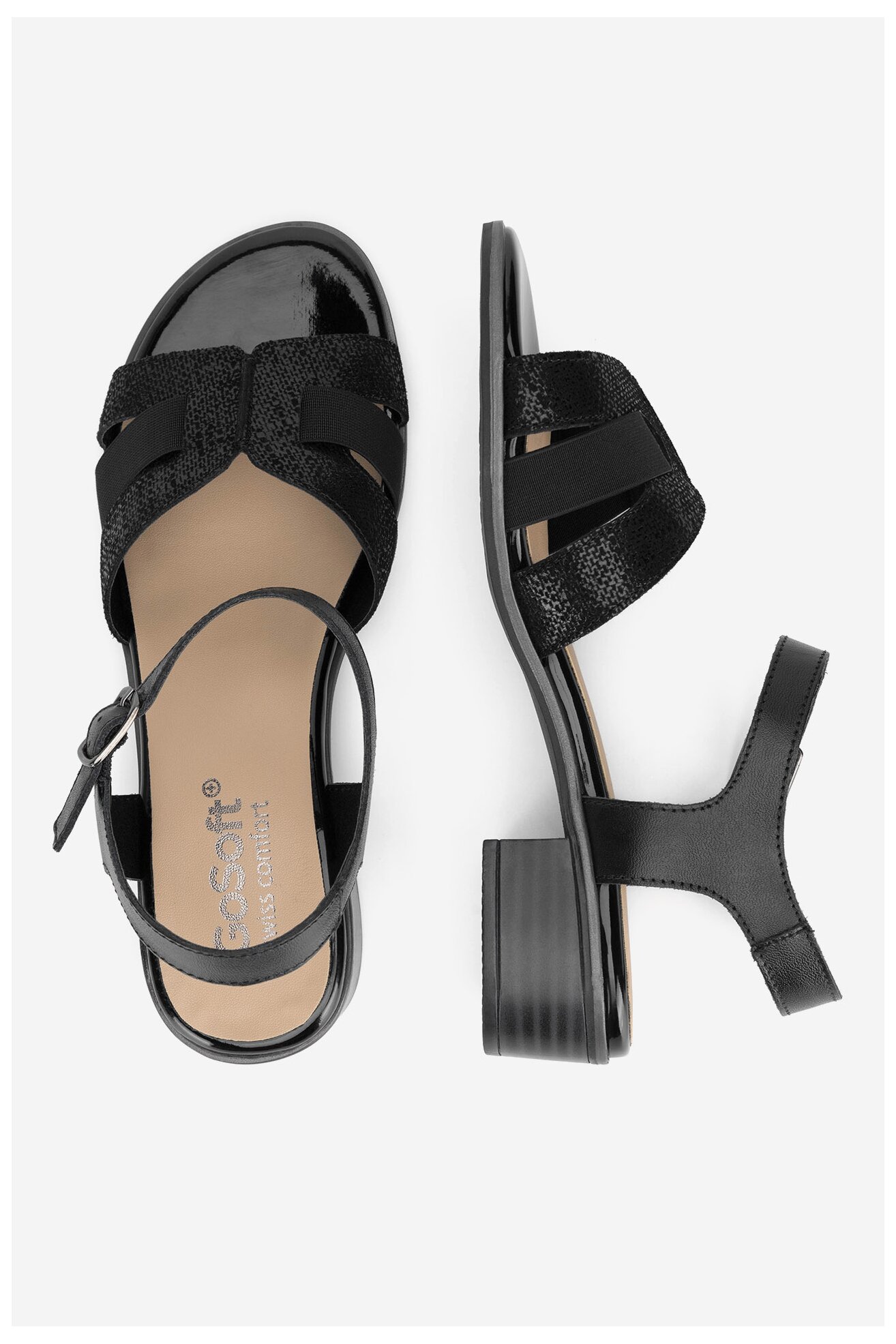 Sandale Go Soft WI23-LUCY-05 NEGRU