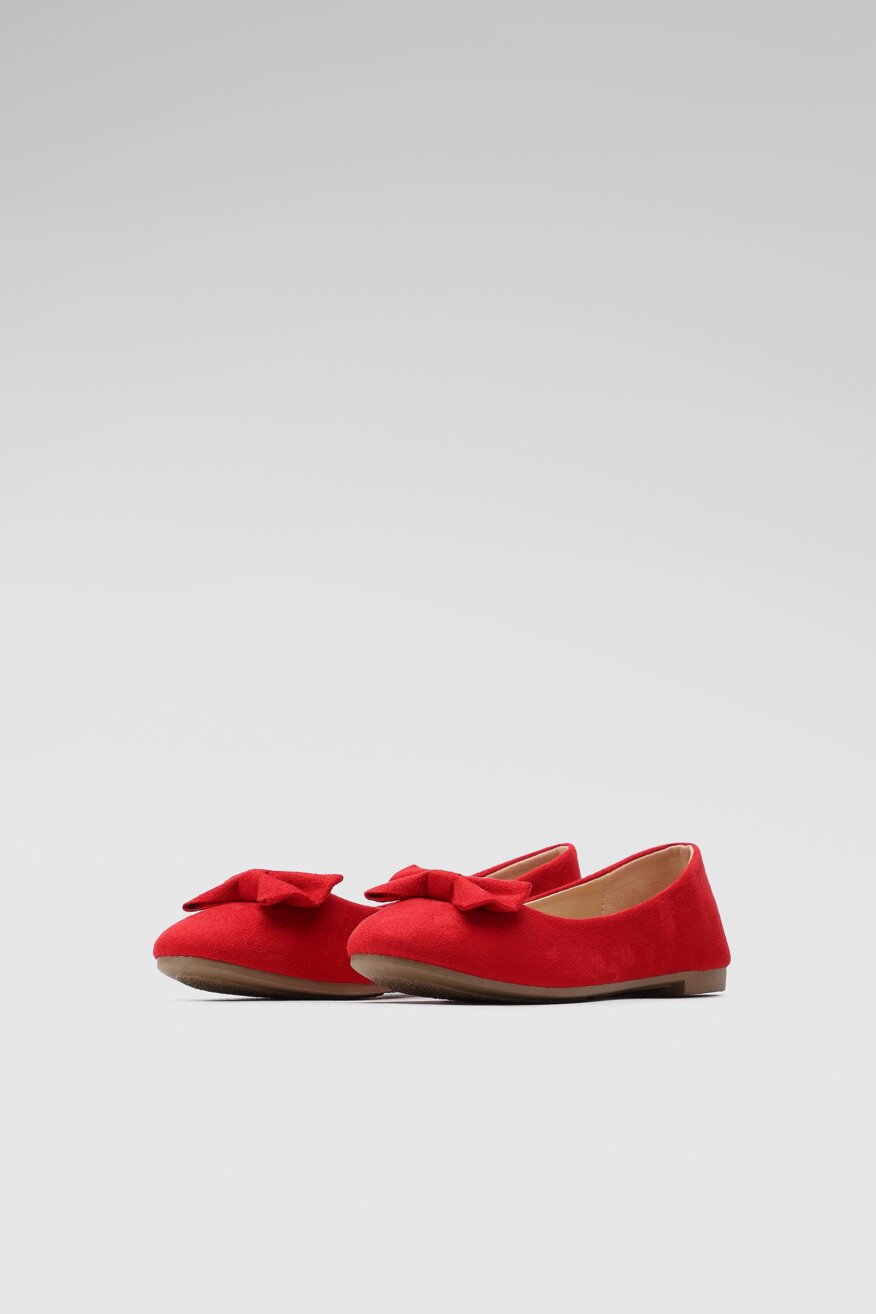 
                Jenny Fairy - Baleriny z aplikacją czerwone - 5903698359700