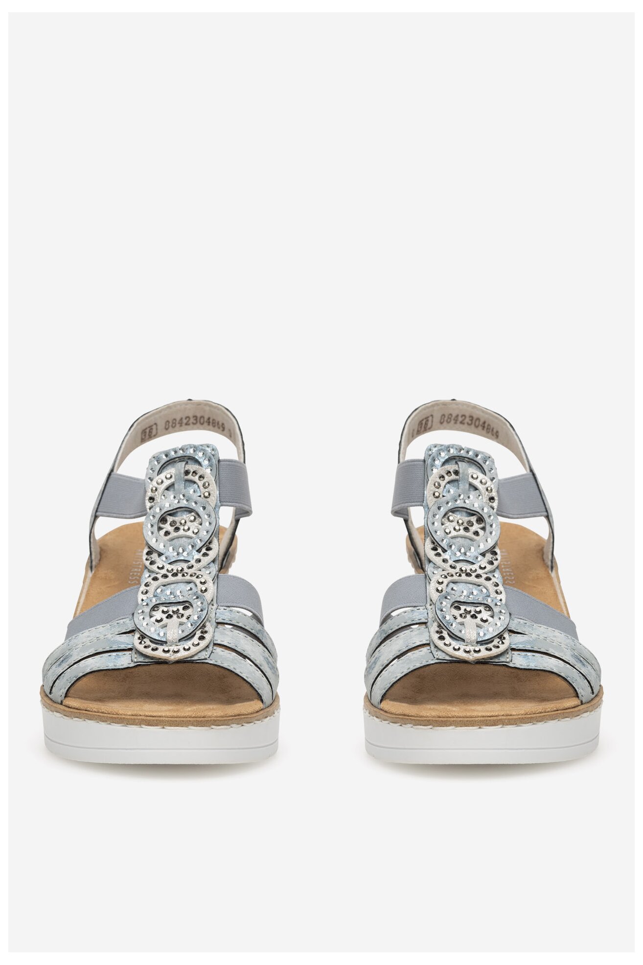 Sandały Rieker V38H8-12 Niebieski