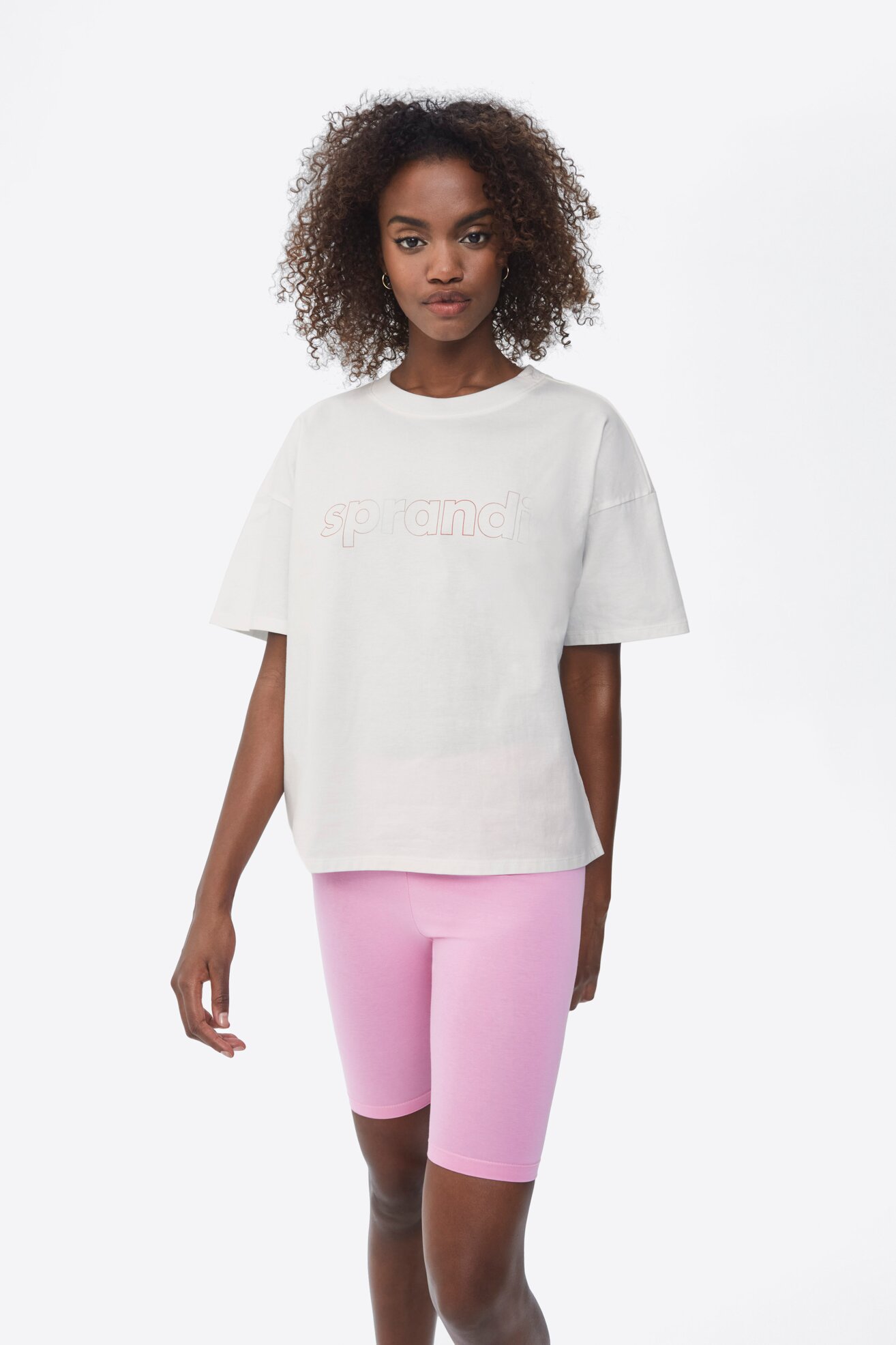 T-shirt Sprandi SP22-TSD010 Biały