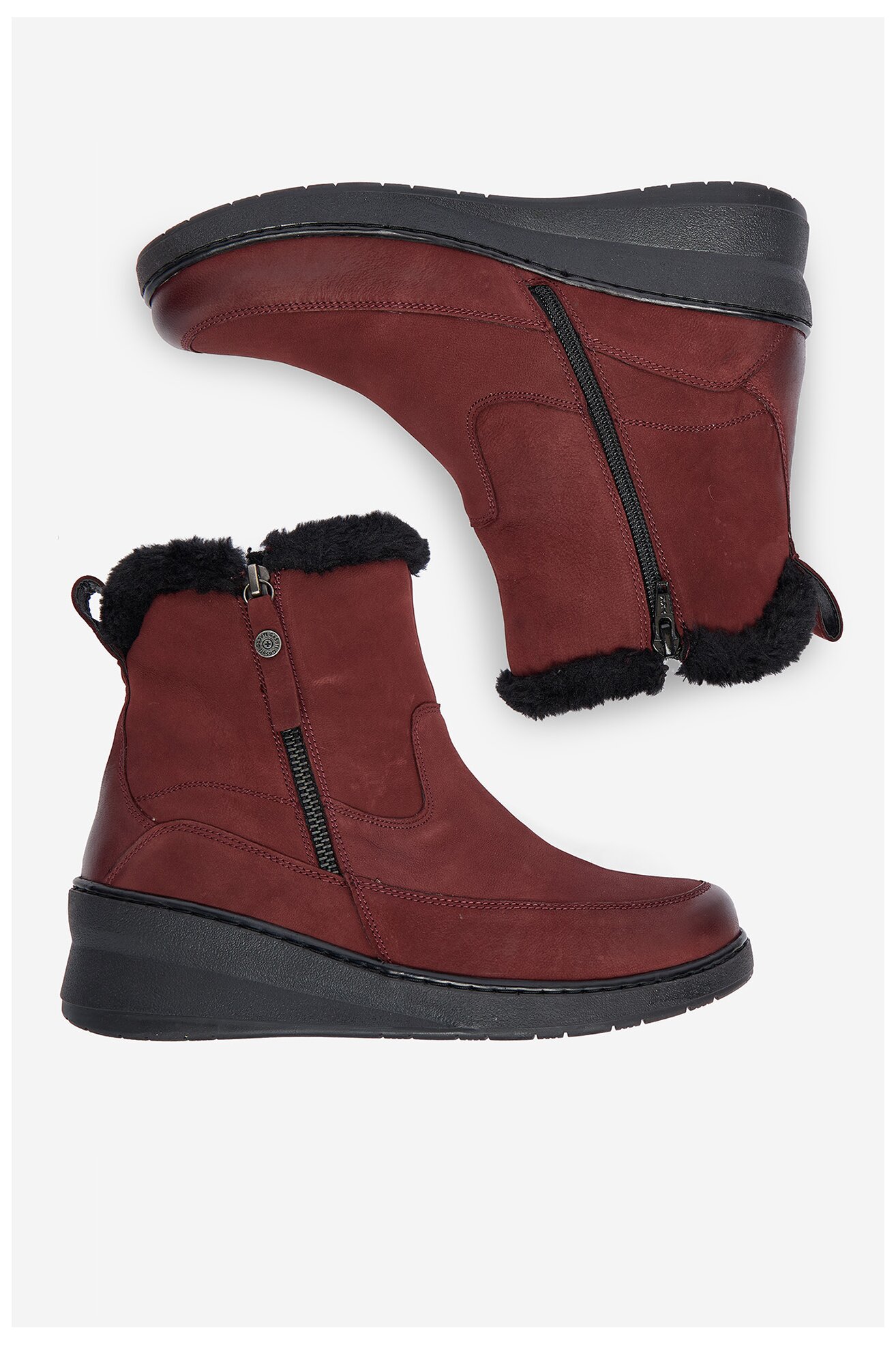 Kratke čizme Go Soft CEO-WI23-NUREN-01 BORDO