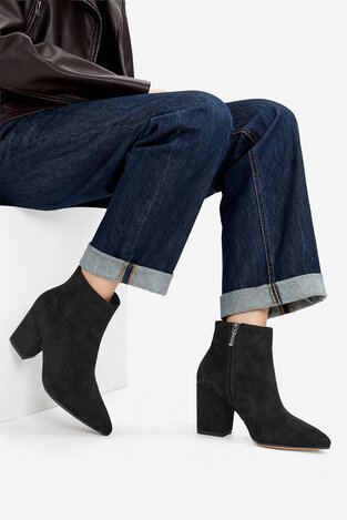 Kratke čizme NINE WEST CEO-ZAKIA-01 CRNA