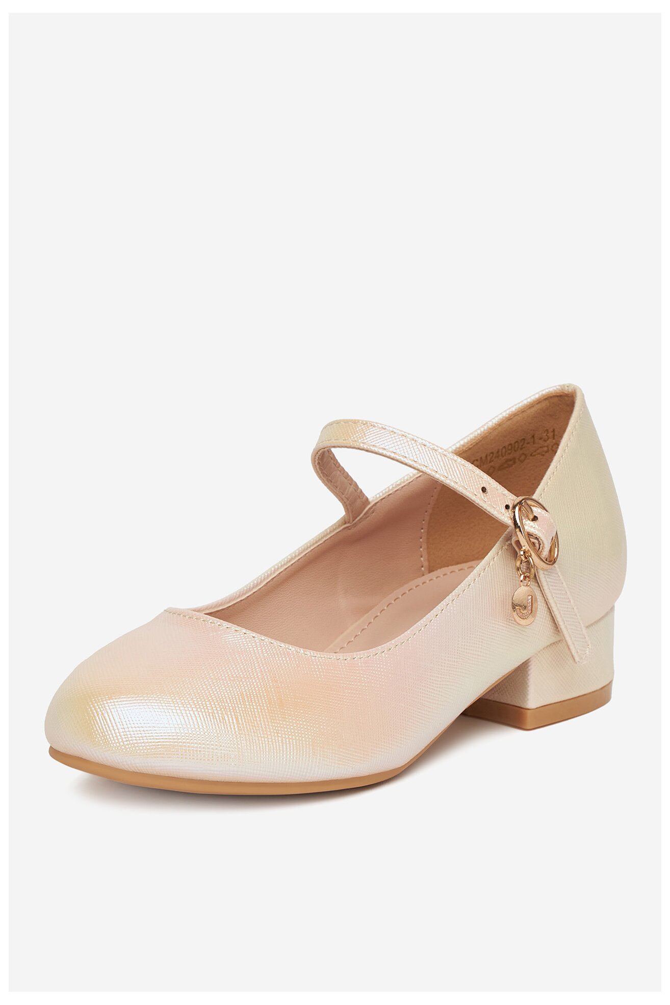 Półbuty Jenny CM240902-1 Złoty