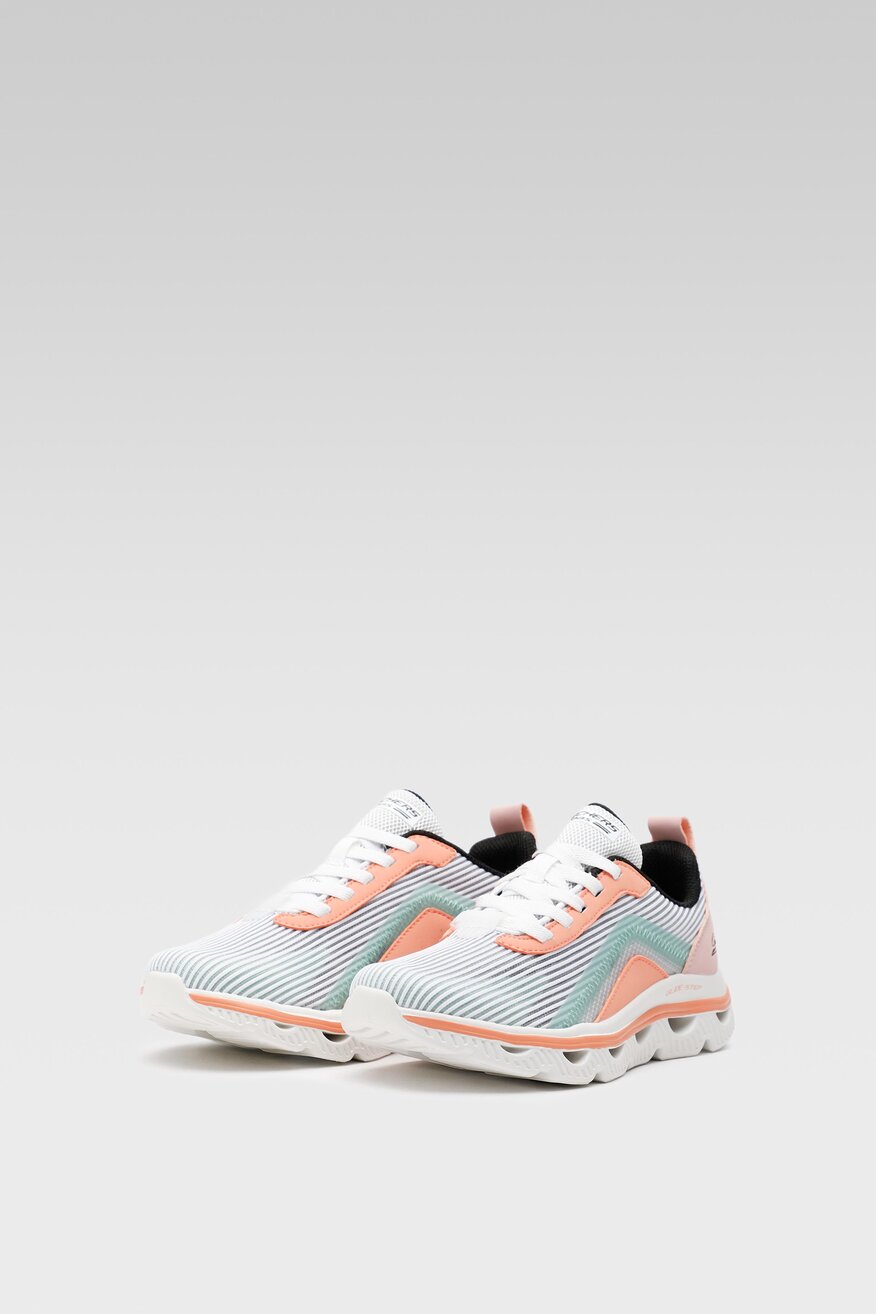 Skechers - Obuwie sportowe z printem kolorowe - 5904248777982