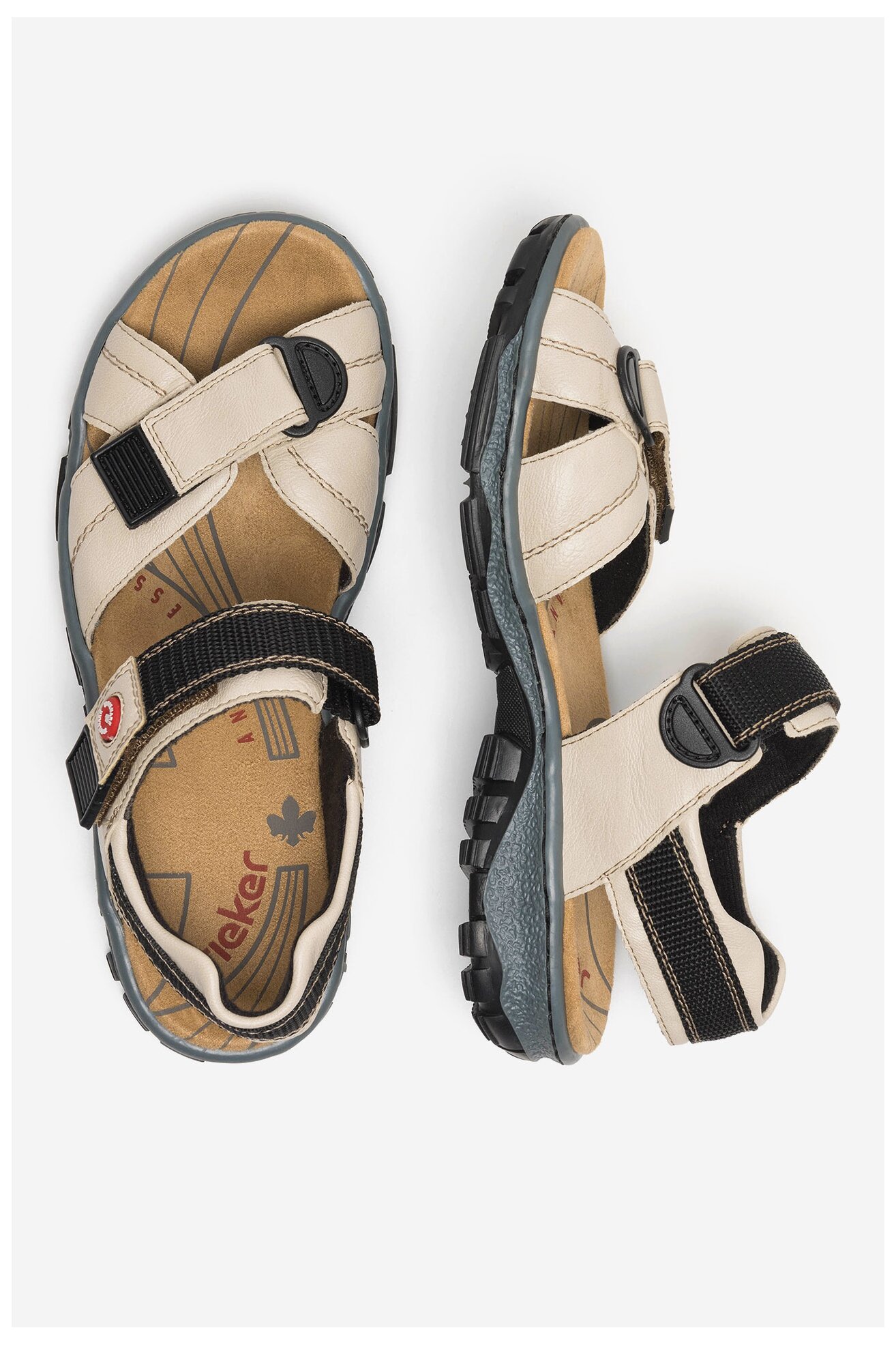 Sandały Rieker 68851-80 Biały