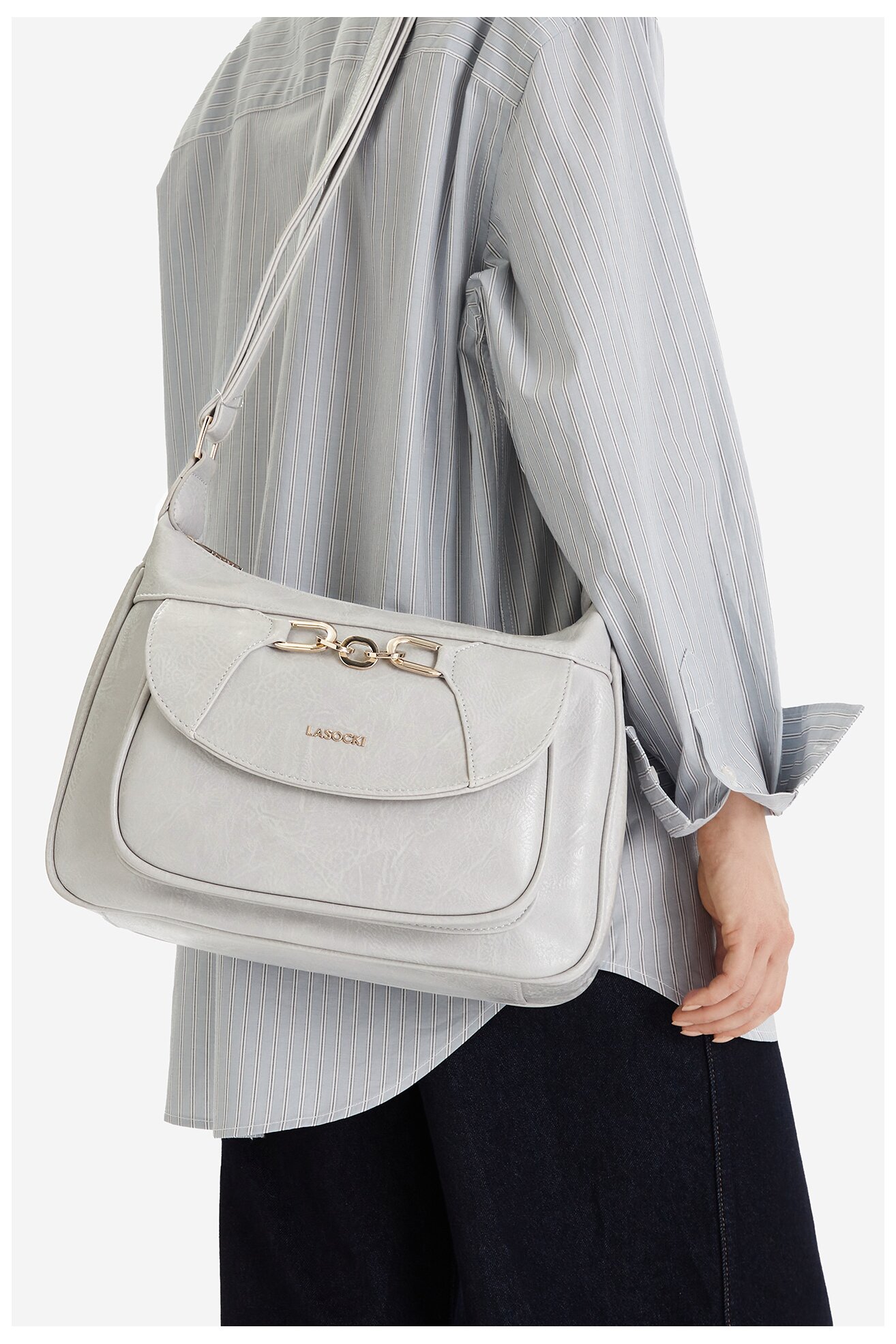 Kézitáska Lasocki CEO-LSK-L-016-09 SZÜRKE