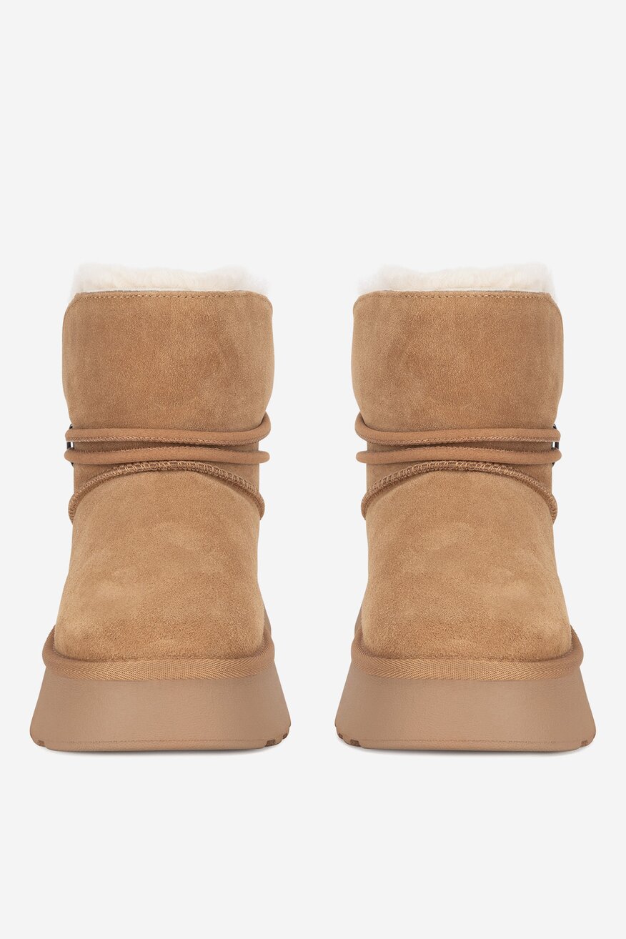 Badura - Śniegowce zamszowe ocieplane - 5905588964469