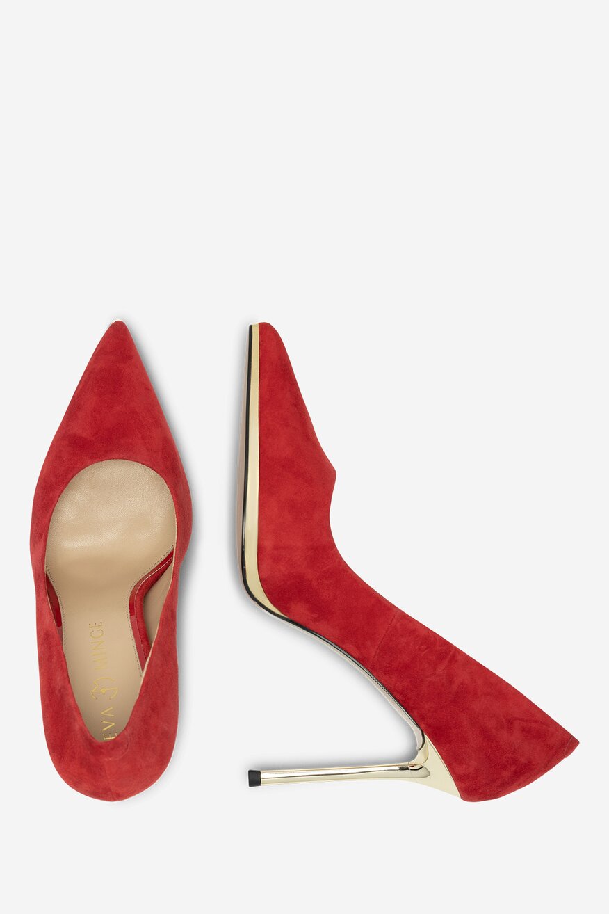 
                EVA MINGE - Szpilki zamszowe - 5905588372608