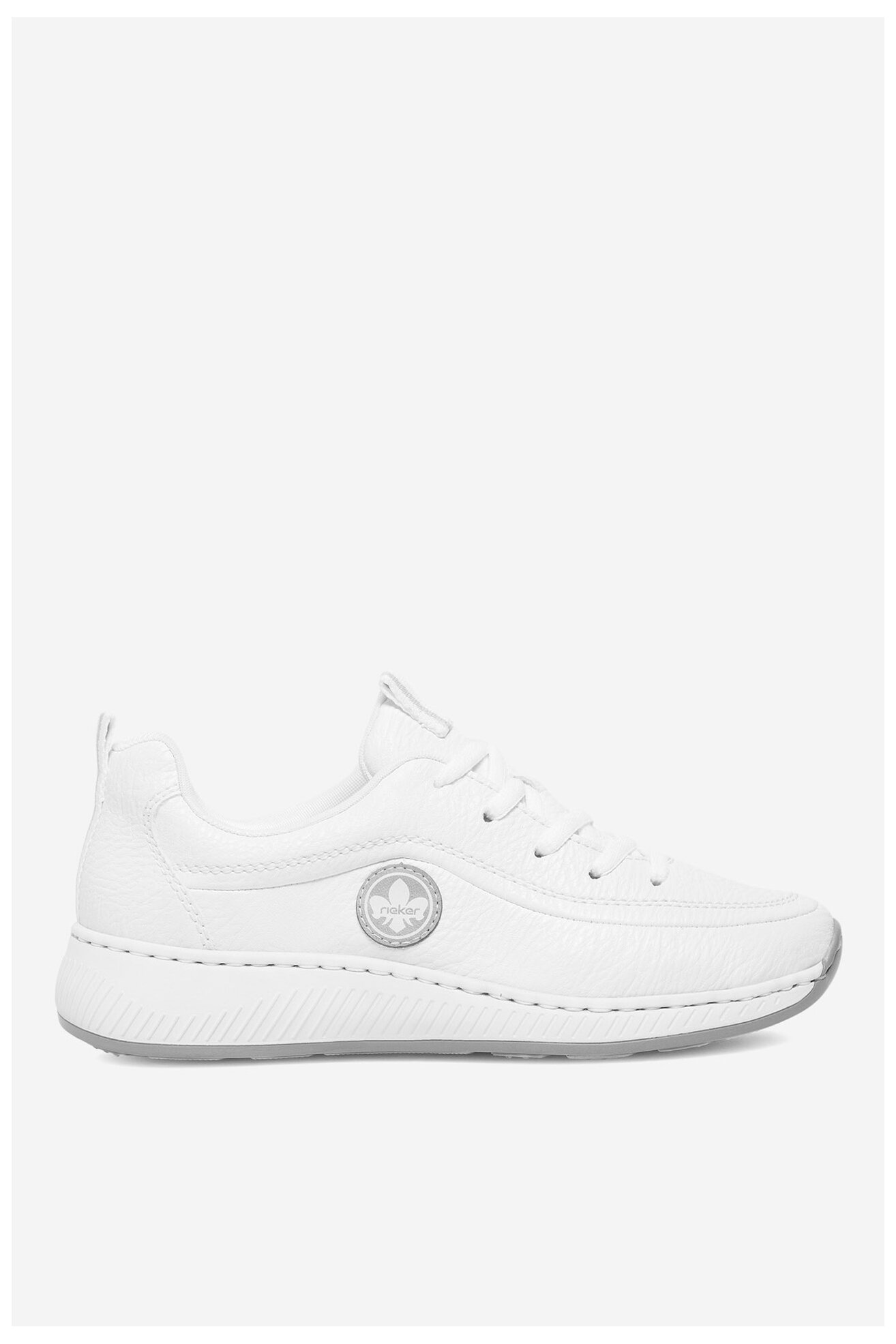 Sneakersy Rieker N5504-80 Biały