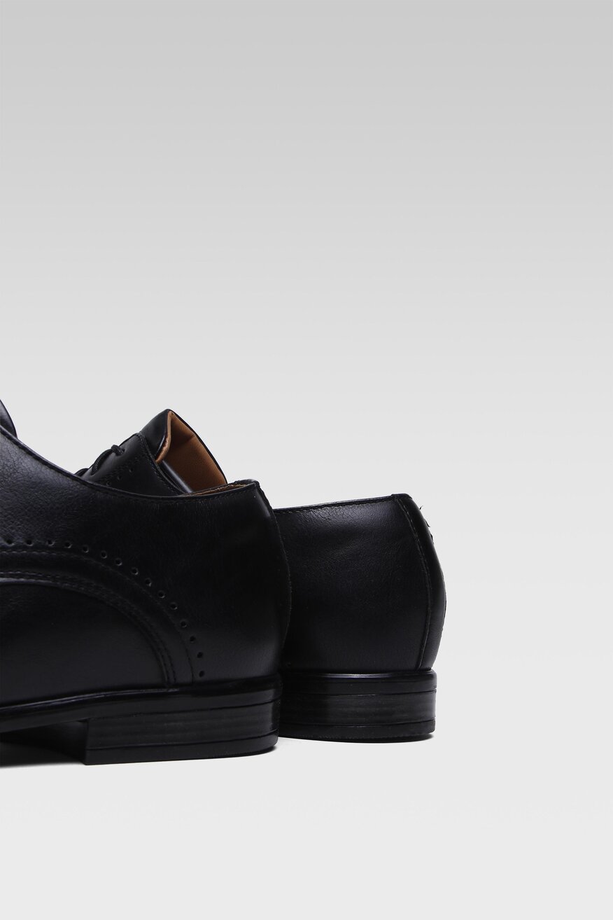 Ottimo - Półbuty czarne sznurowane - 5904248405212