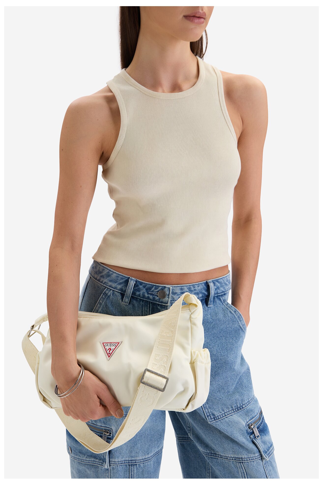 Torebka GUESS JEANS CWBEO-GUESS-XC-003-09 Beżowy