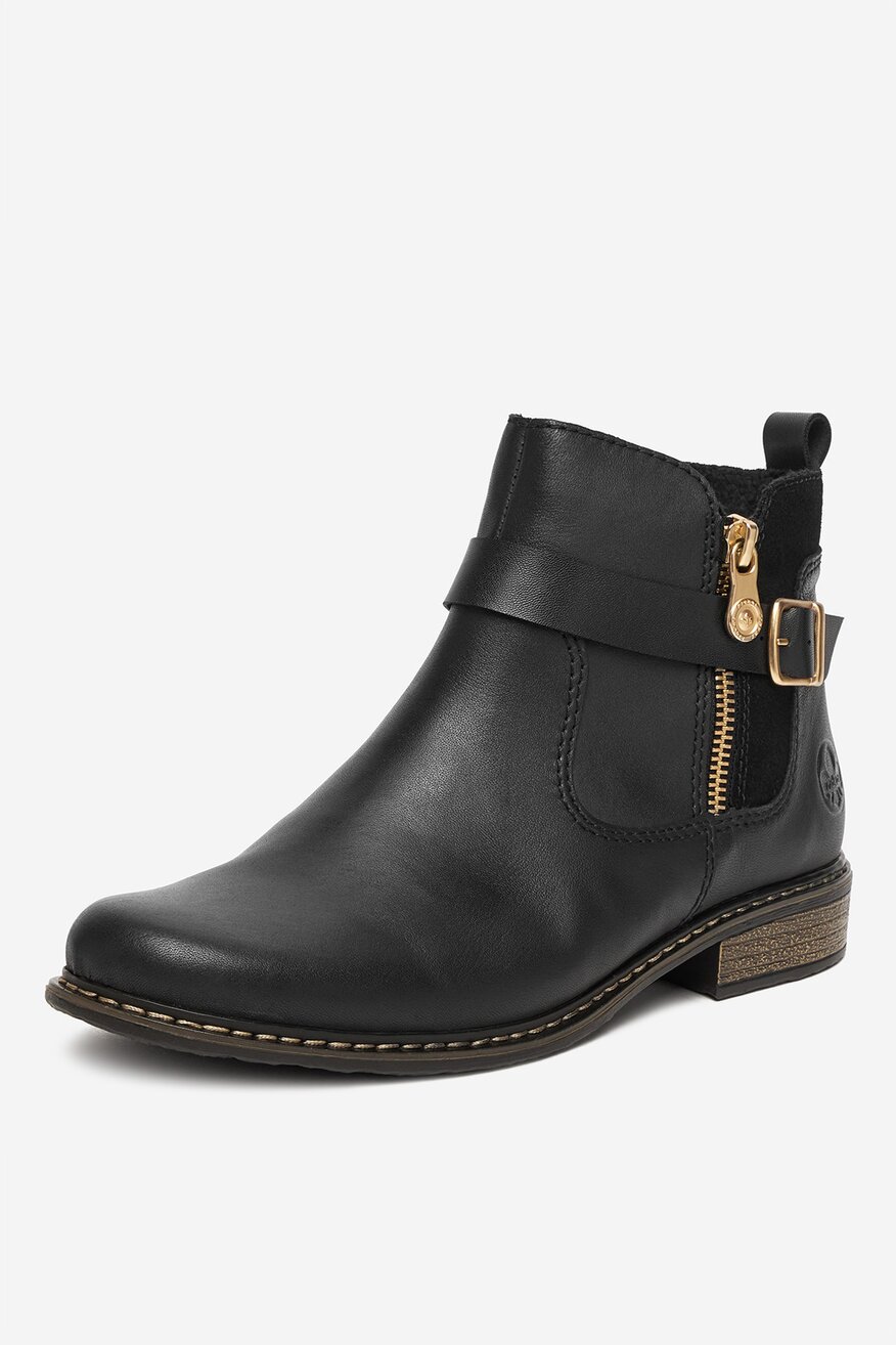 Ghete Rieker NEGRU - 2230083218513