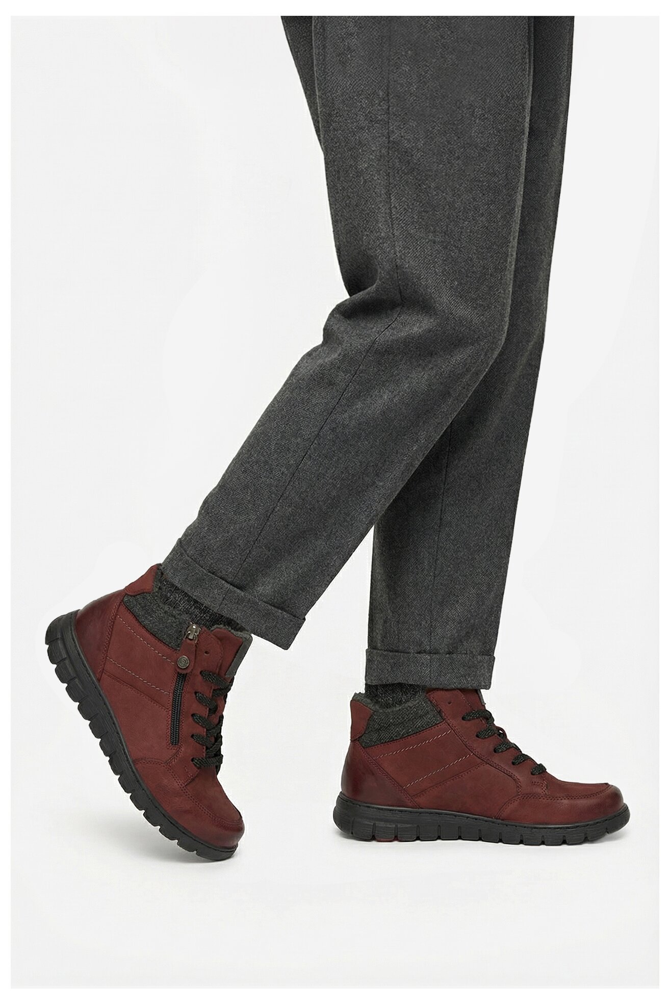 Trzewiki Go Soft CEO-WI23-GHANA-07 Bordowy