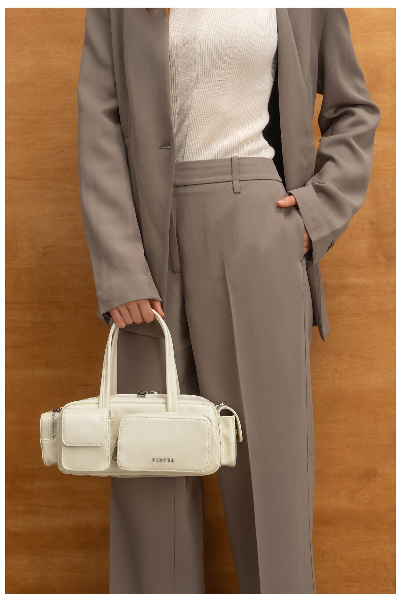 Geantă de mână Badura WEN-32 ALB