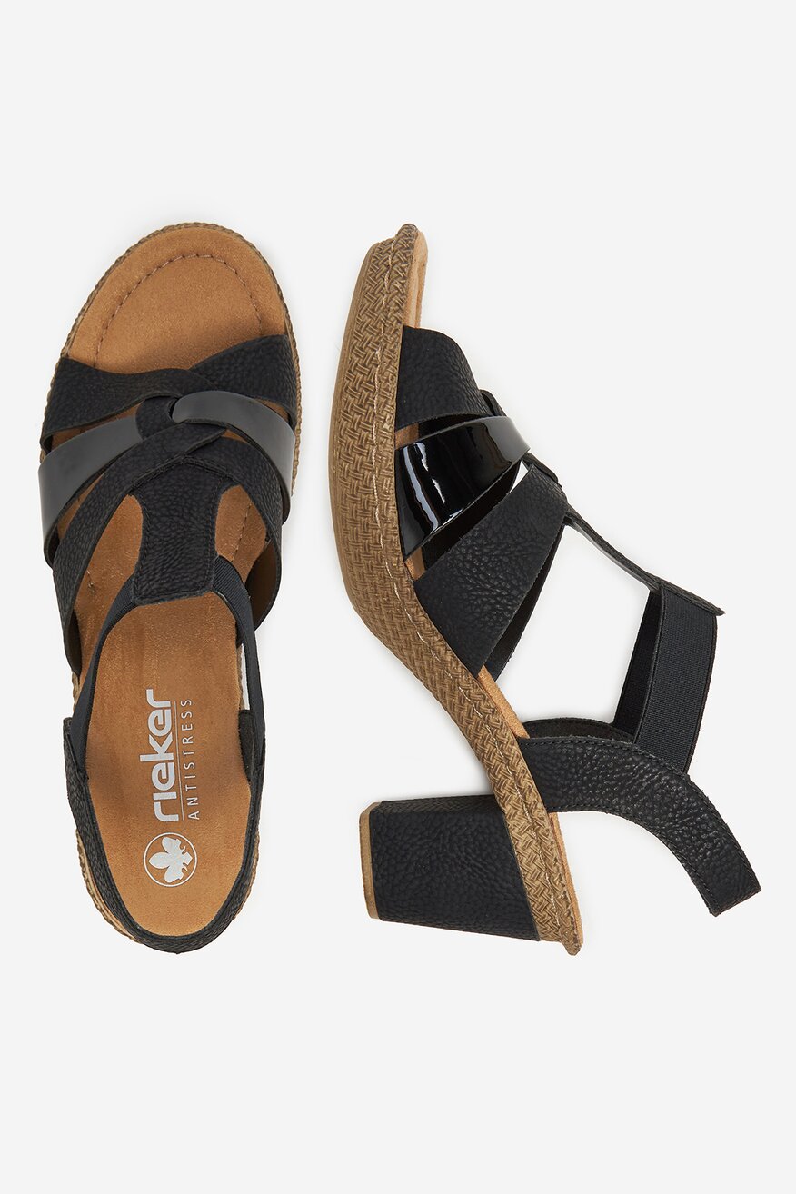 
                Szandál Rieker FEKETE - 2230078389099