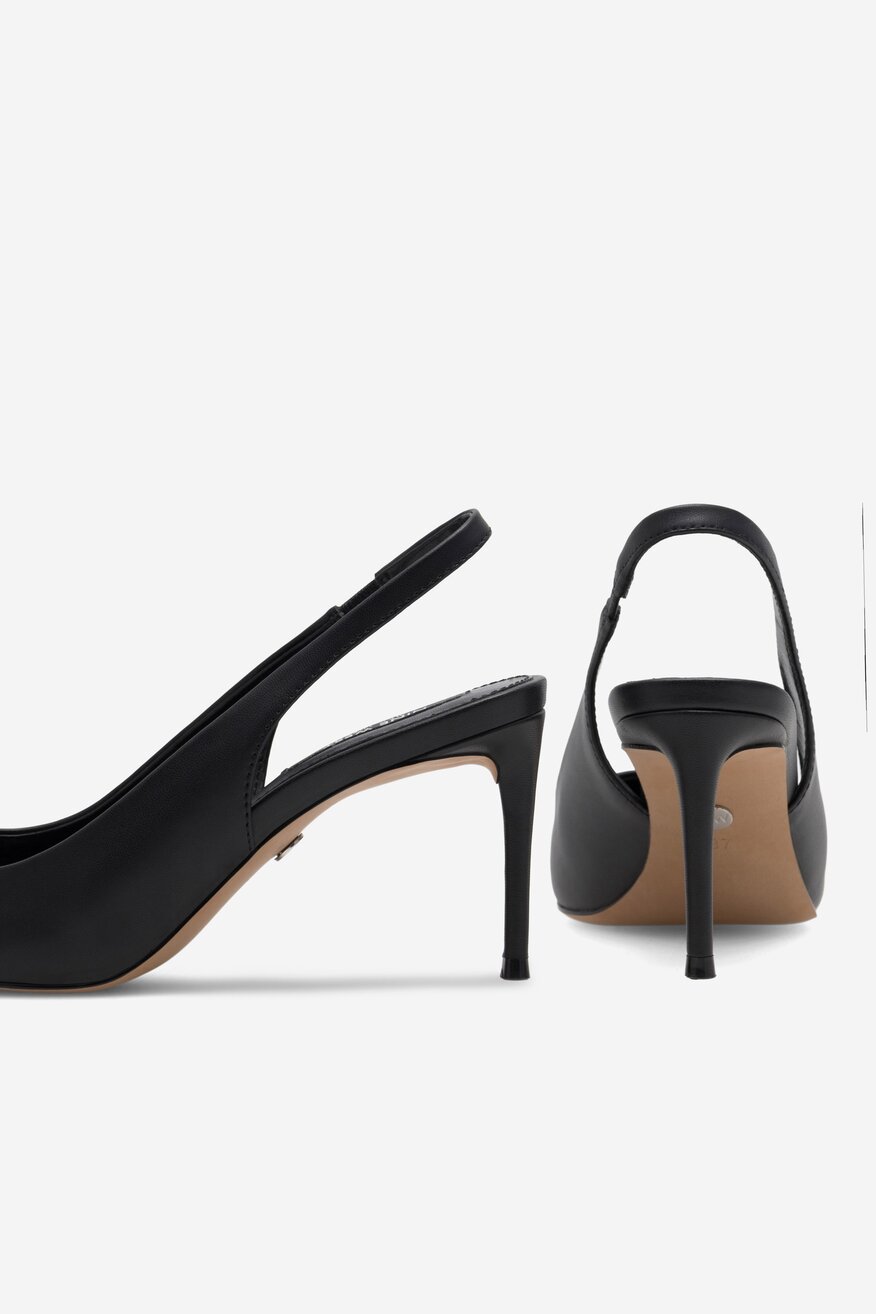 NINE WEST - Czółenka z odkrytą piętą - 5905588148838
