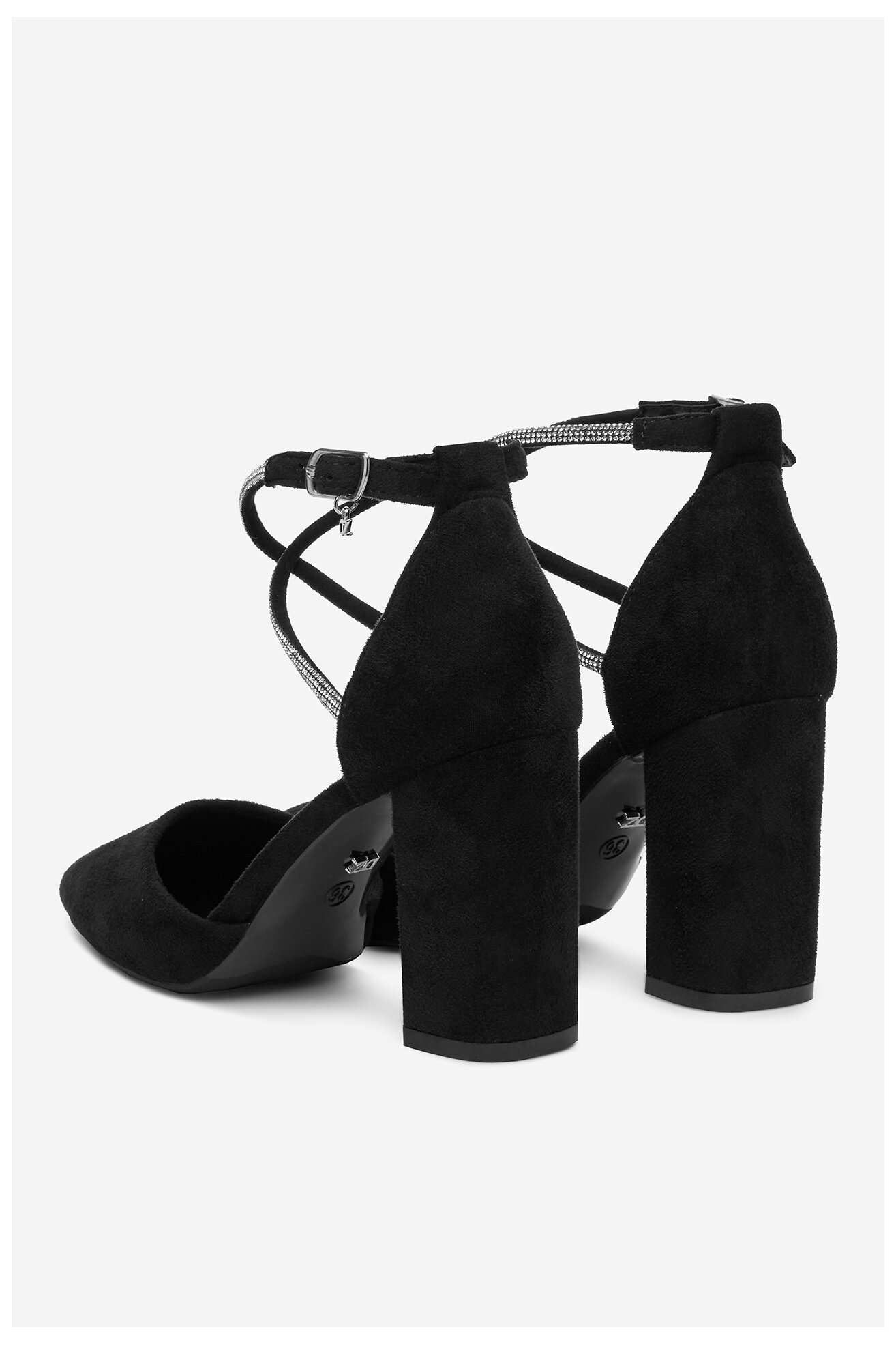 Czółenka DeeZee BG-88416-1 Czarny