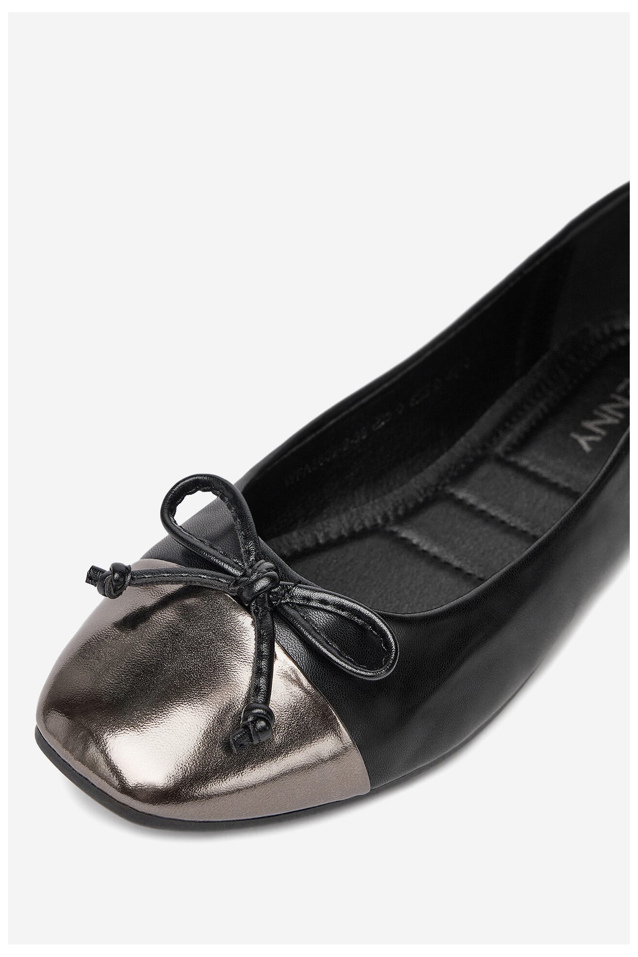 Baleriny Jenny WFA3602-2 Czarny