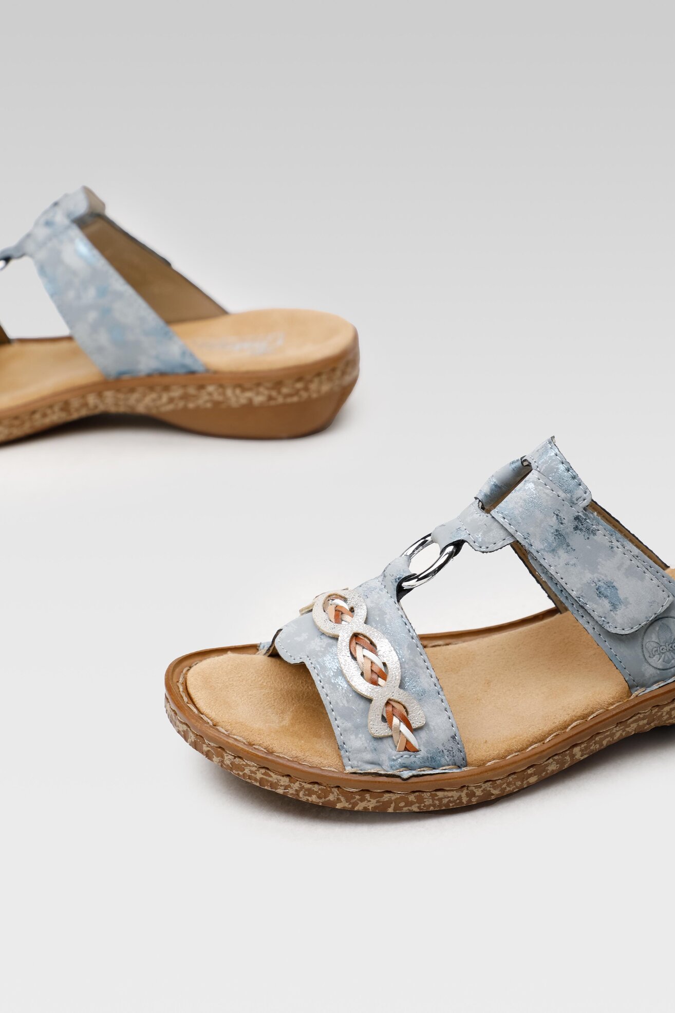 Șlapi Rieker 628M8-12 ALBASTRU