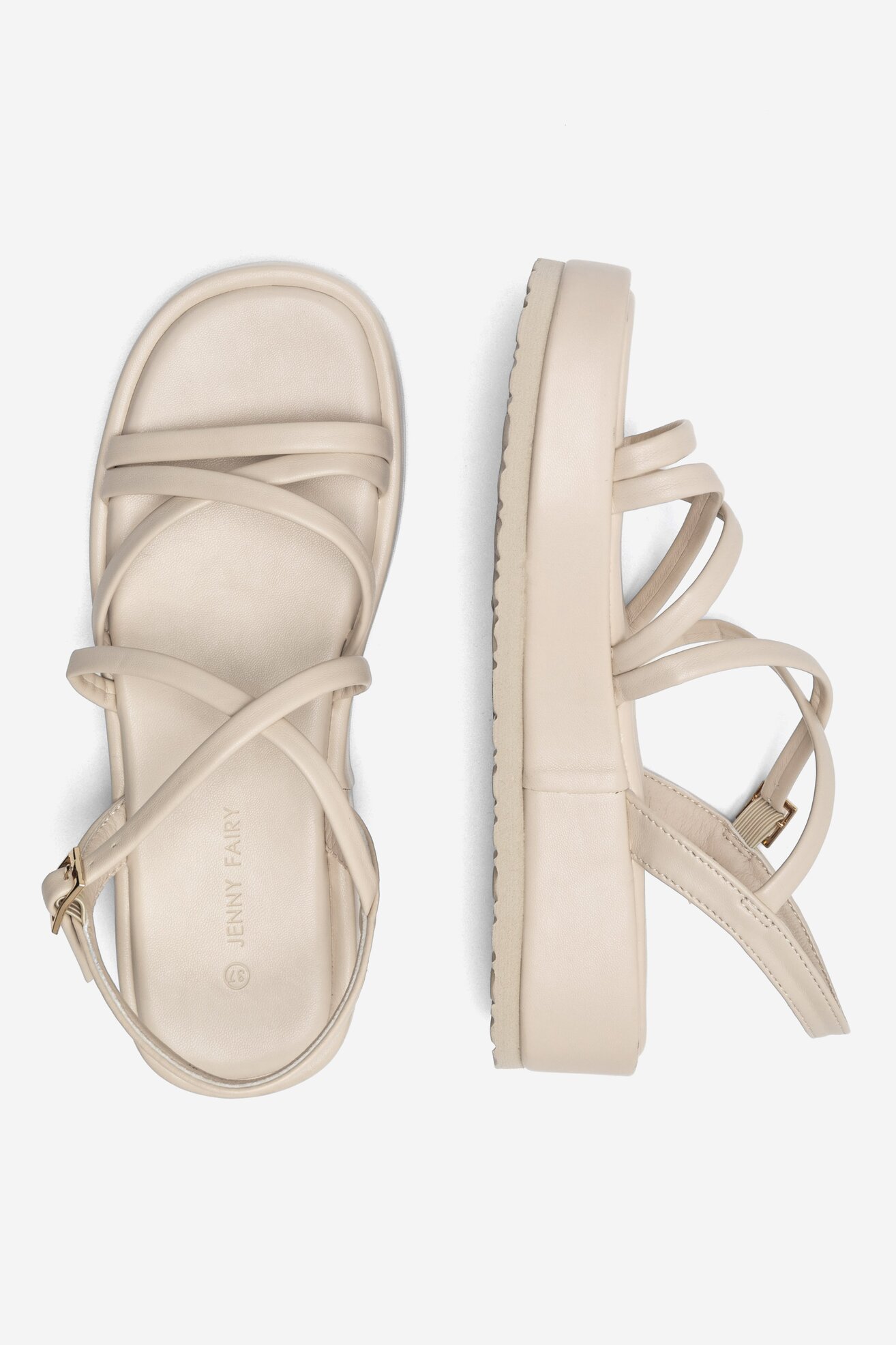 Sandały Jenny Fairy TARA WS2108-17 Beżowy