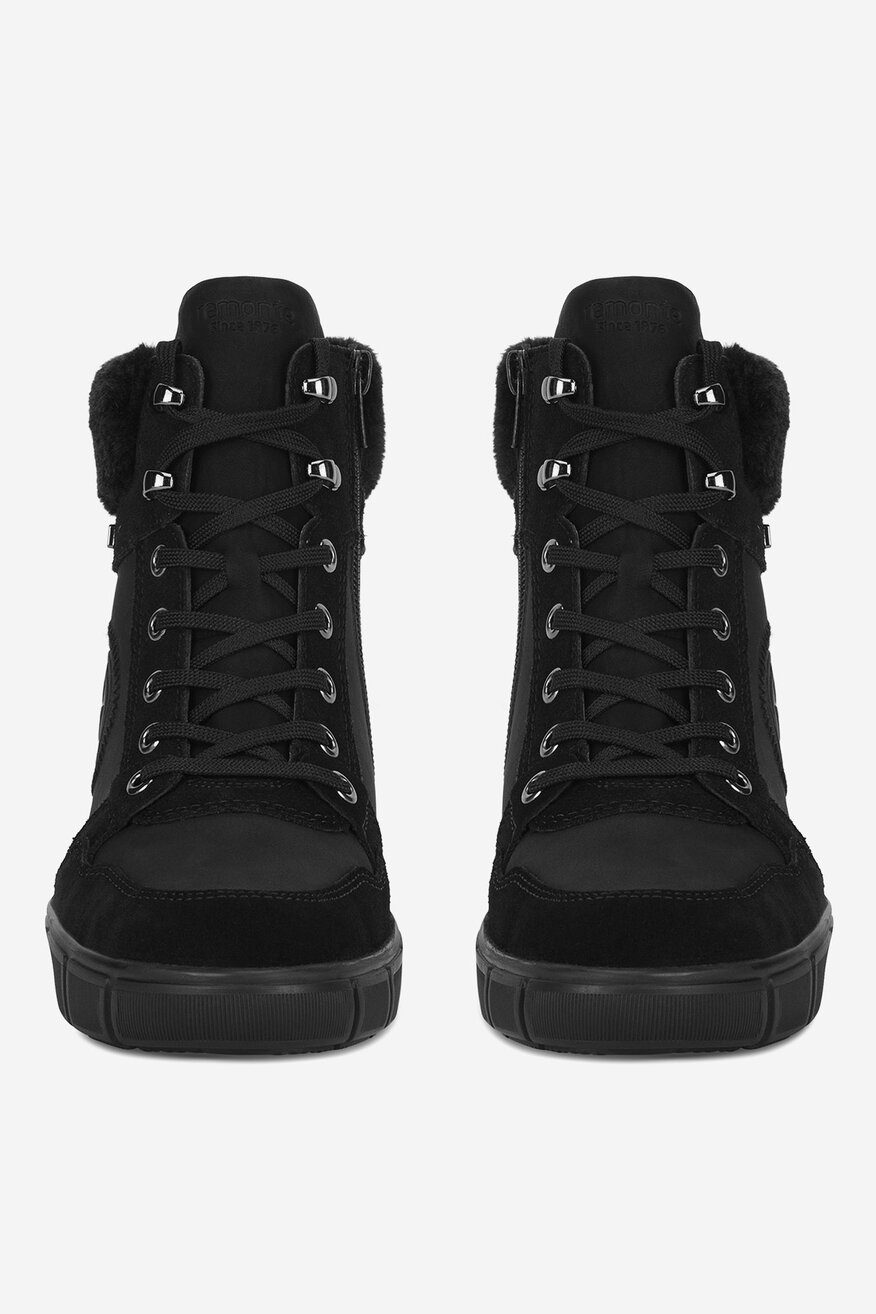 Remonte - Trzewiki skórzane ocieplane - 2230068913235