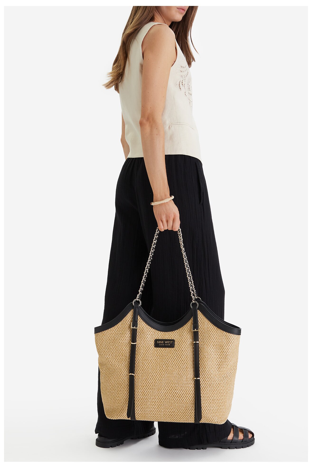 Сумка З Ремінцем NINE WEST EO-CHIC-LDA8854 ЧОРНИЙ